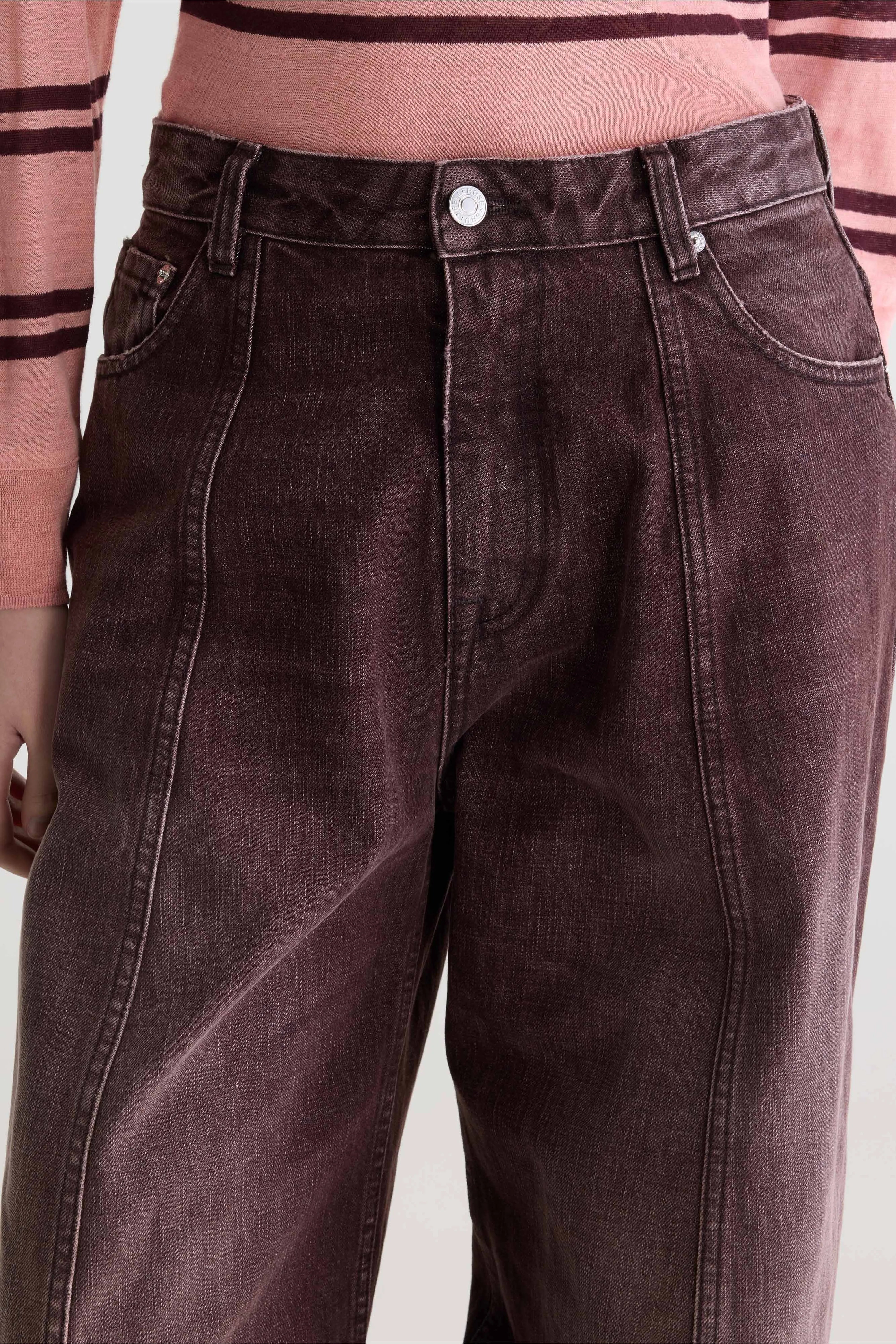 Jean ballon - Denim N. 83 (262 / W / USED BURGUNDY)
