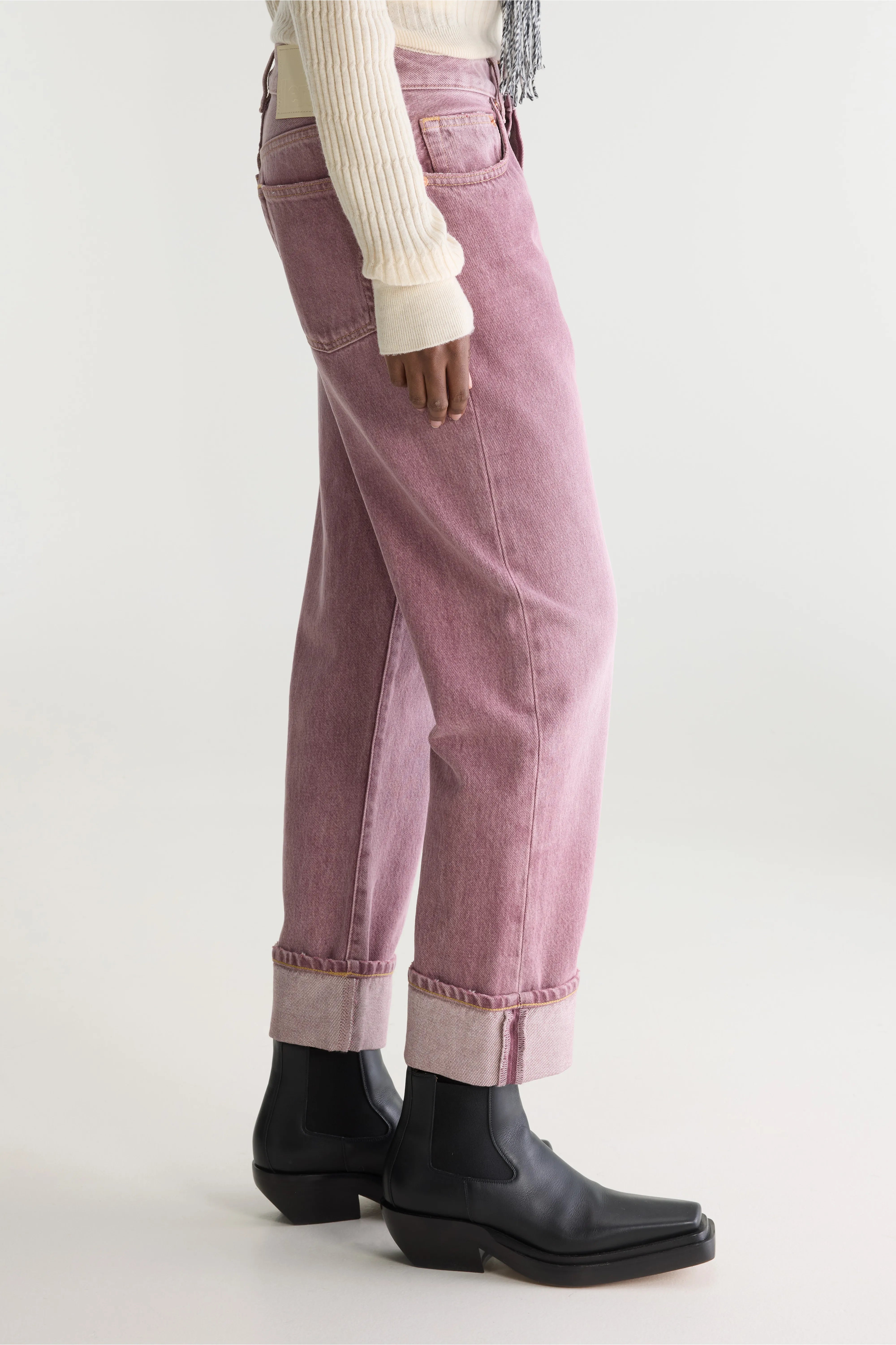 Denim N. 46 - wijde jeans (262 / W / USED PINK)