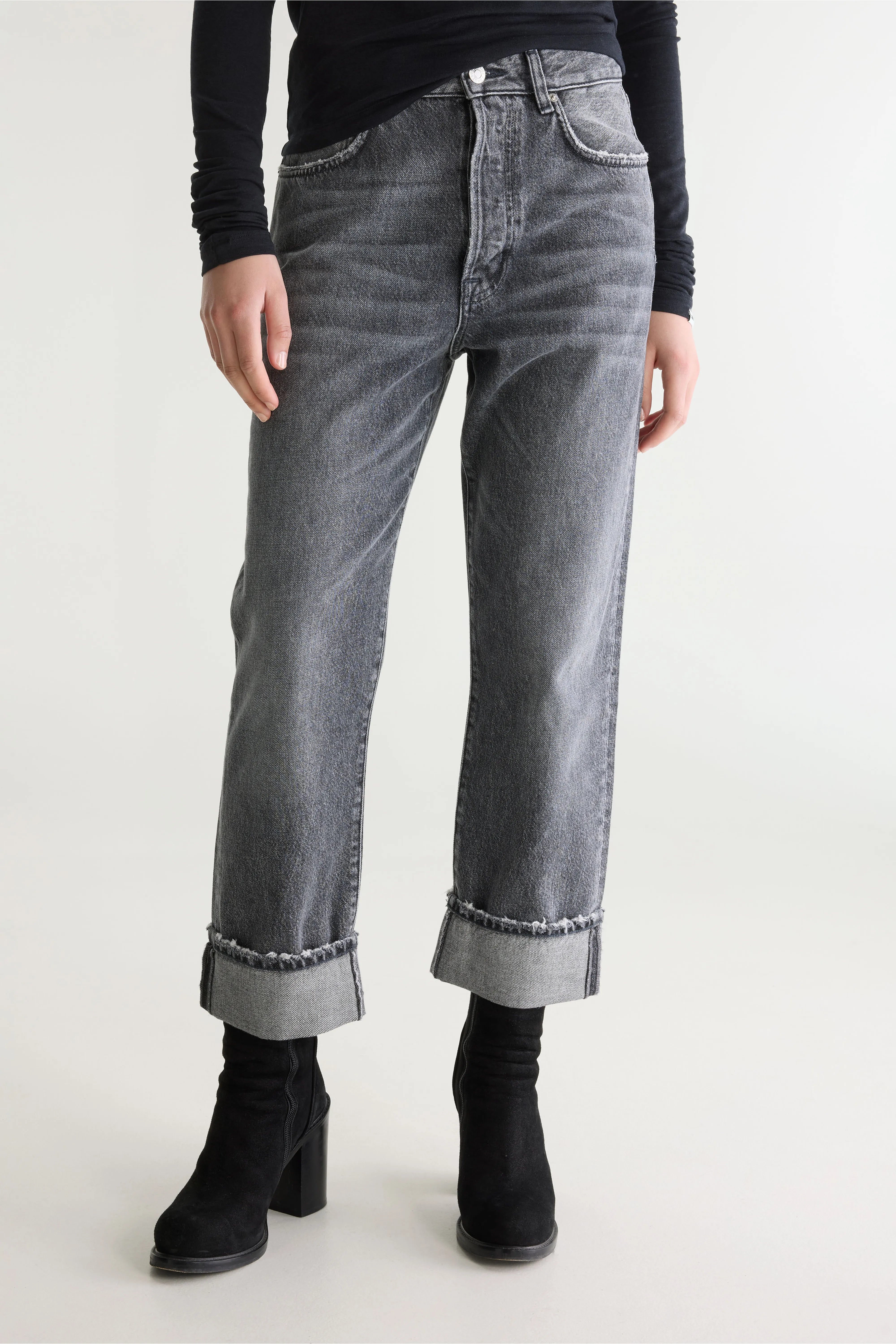 Jean large - Denim N. 46 (262 / W / USED BLACK)