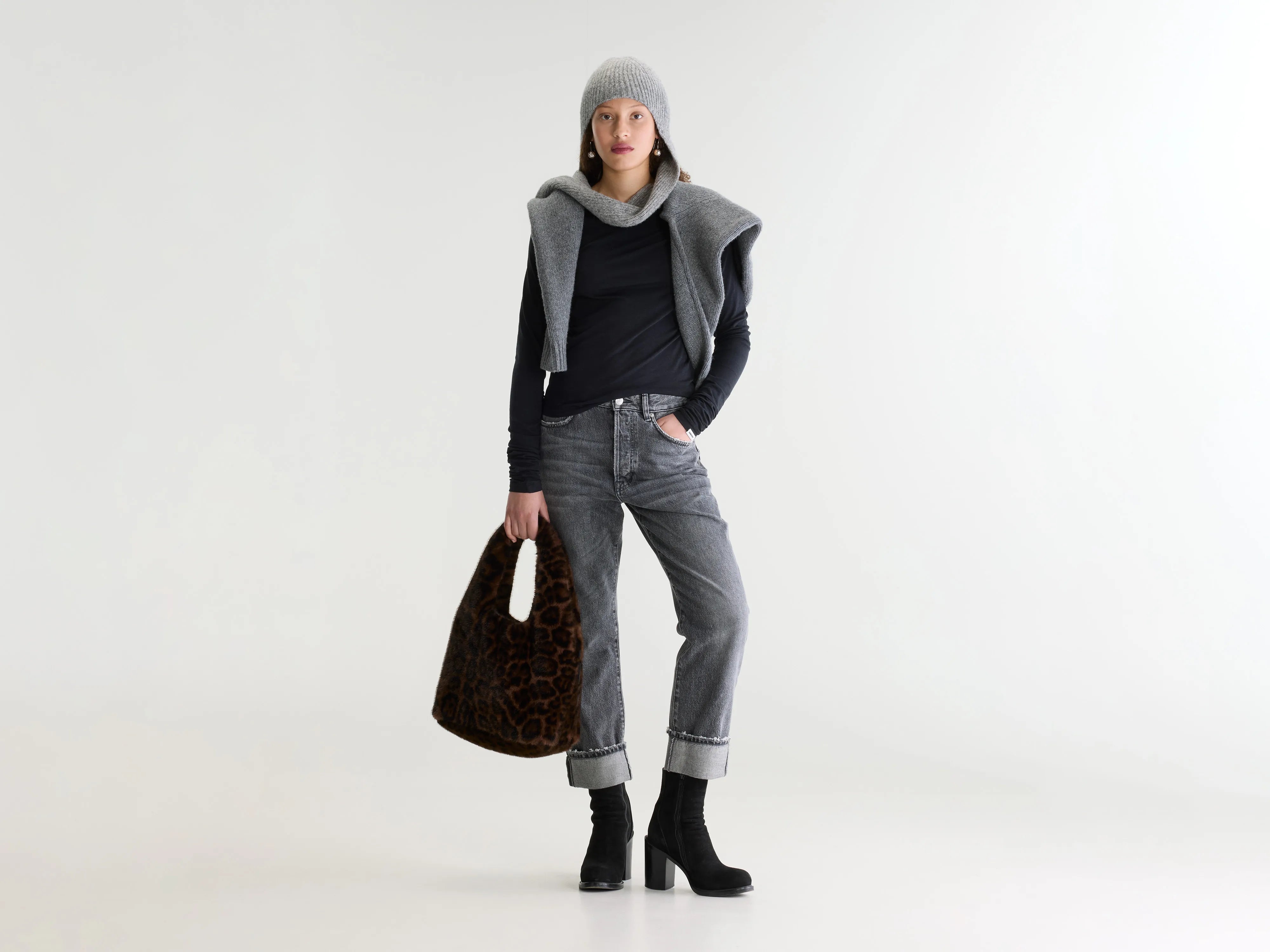 Jean large - Denim N. 46 (262 / W / USED BLACK)