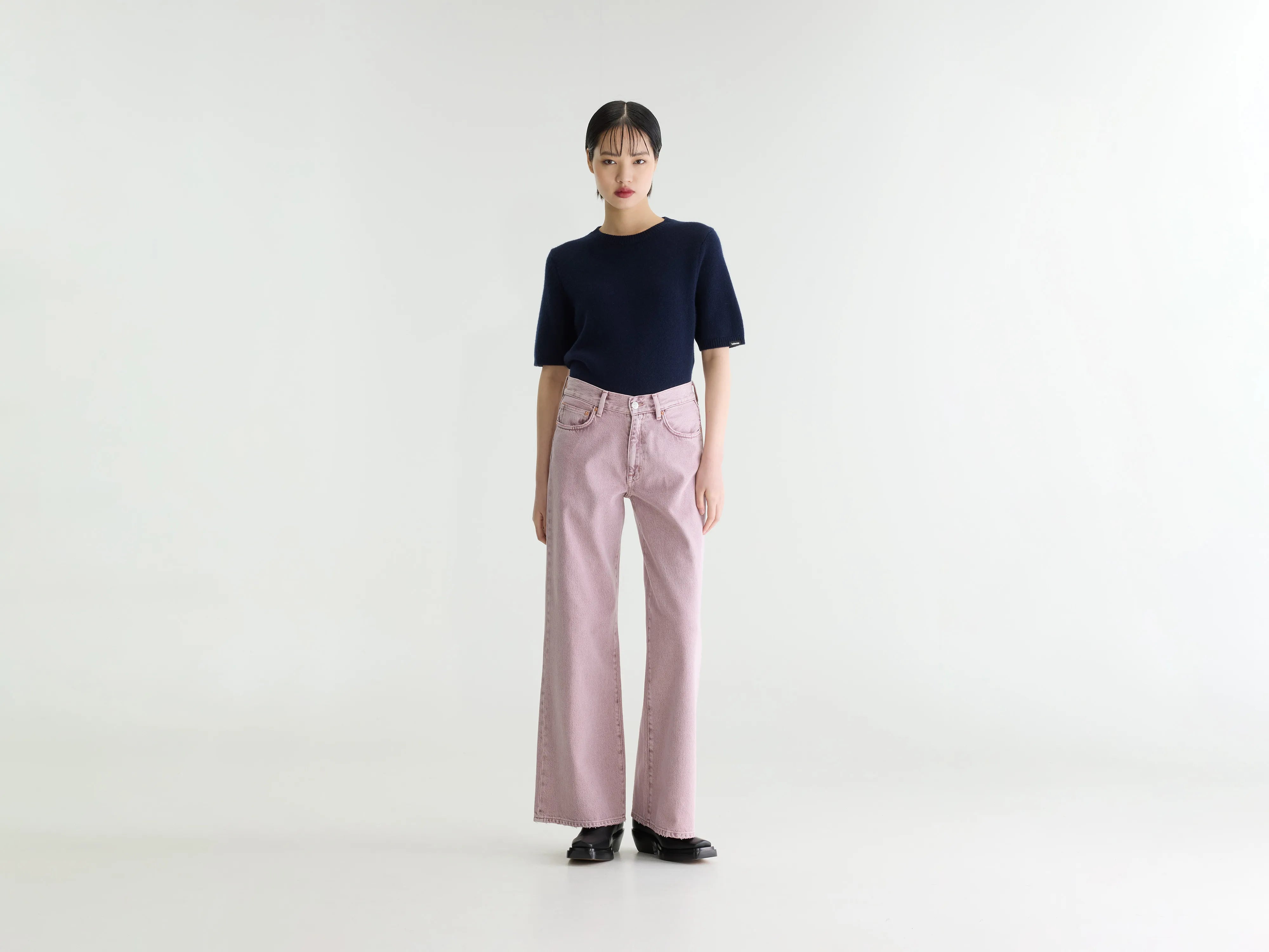 Denim N. 97 - wide jeans (262 / W / PINK SNOW)