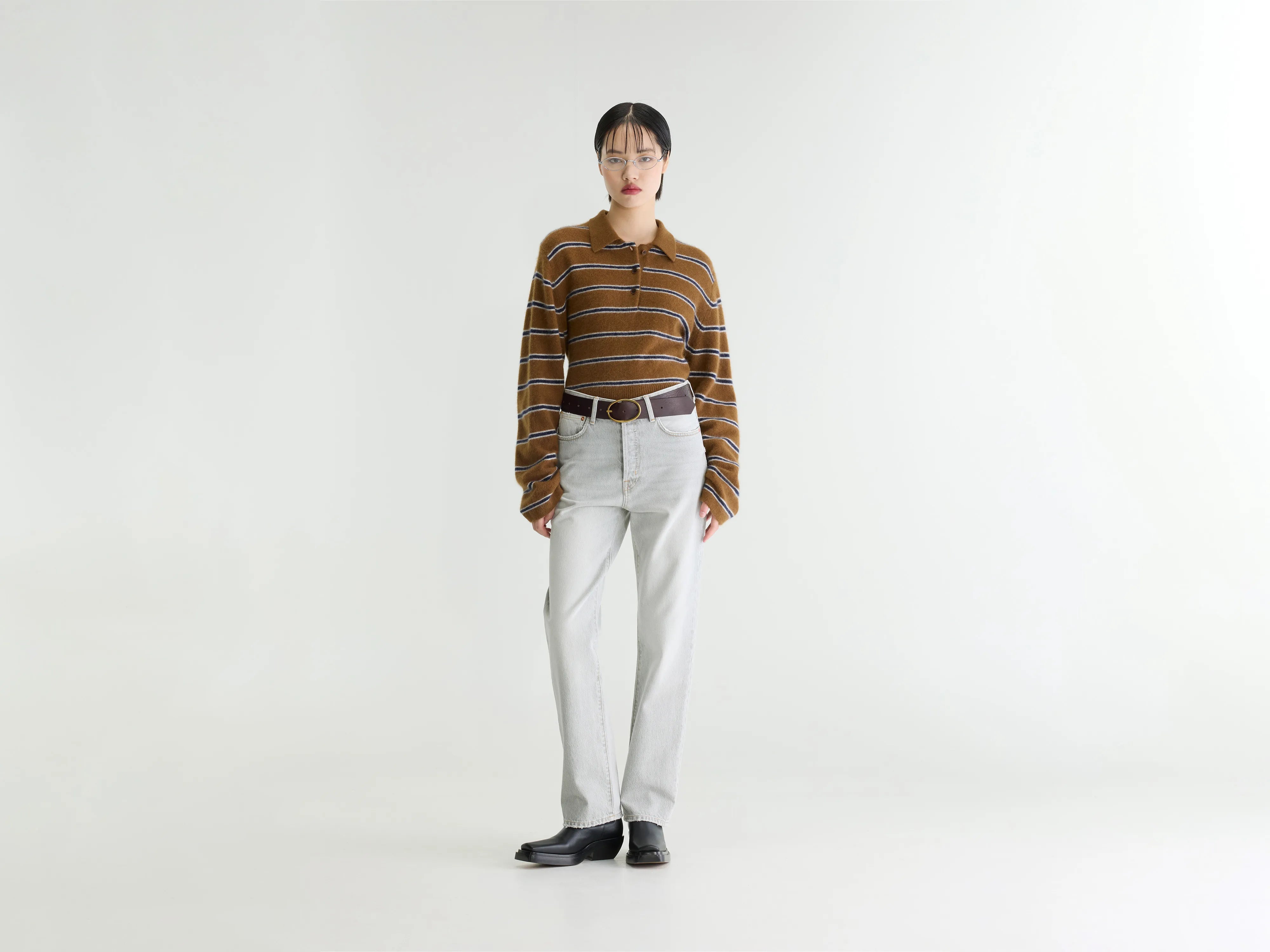 Denim N. 35 - rechte jeans (262 / W / ICE GREY BLEACH)