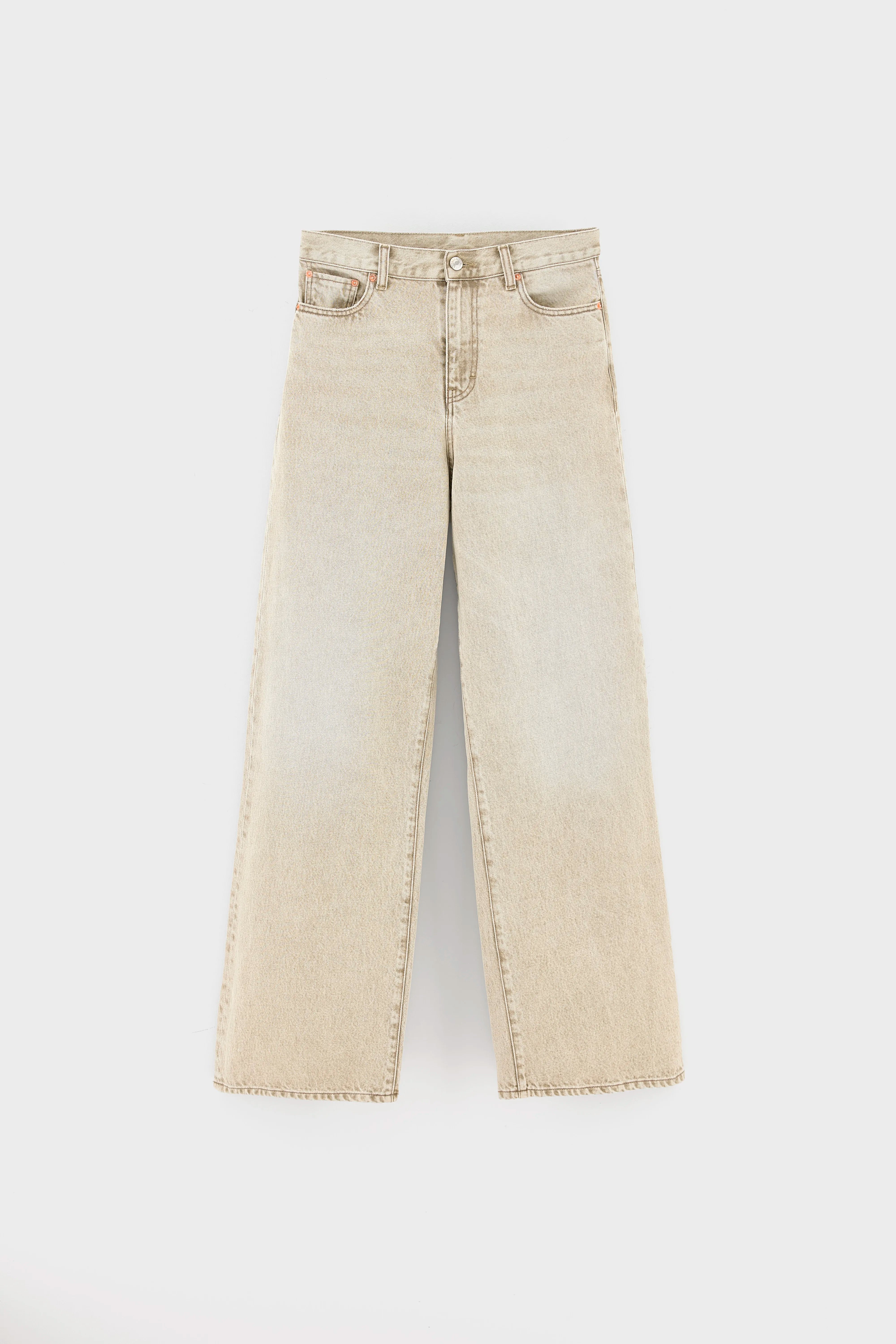 Denim N. 64 - wijde jeans (262 / W / BEIGE SNOW)