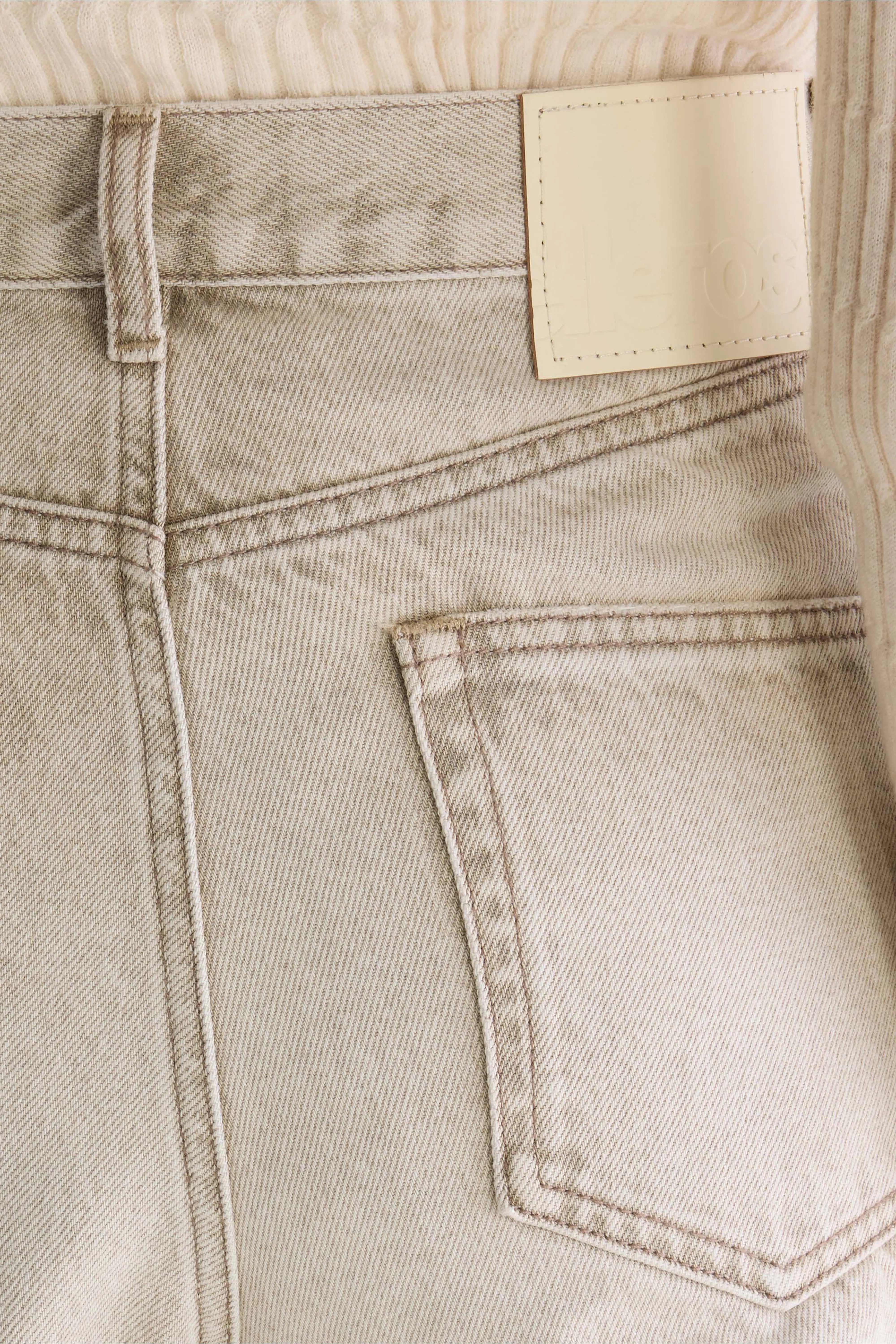 Denim N. 64 - wijde jeans (262 / W / BEIGE SNOW)