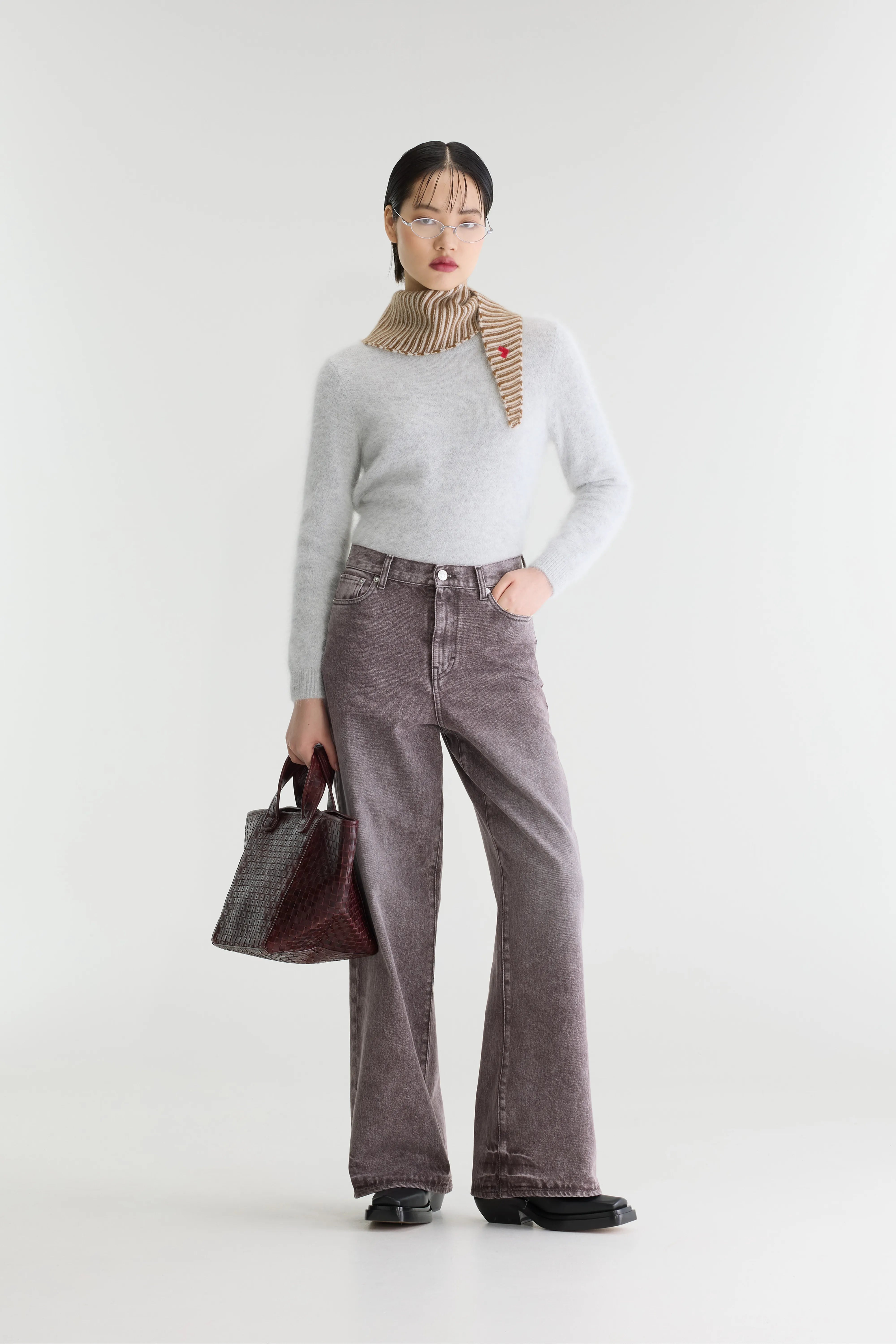 Jean large - Denim N. 64 (262 / W / USED BURGUNDY)