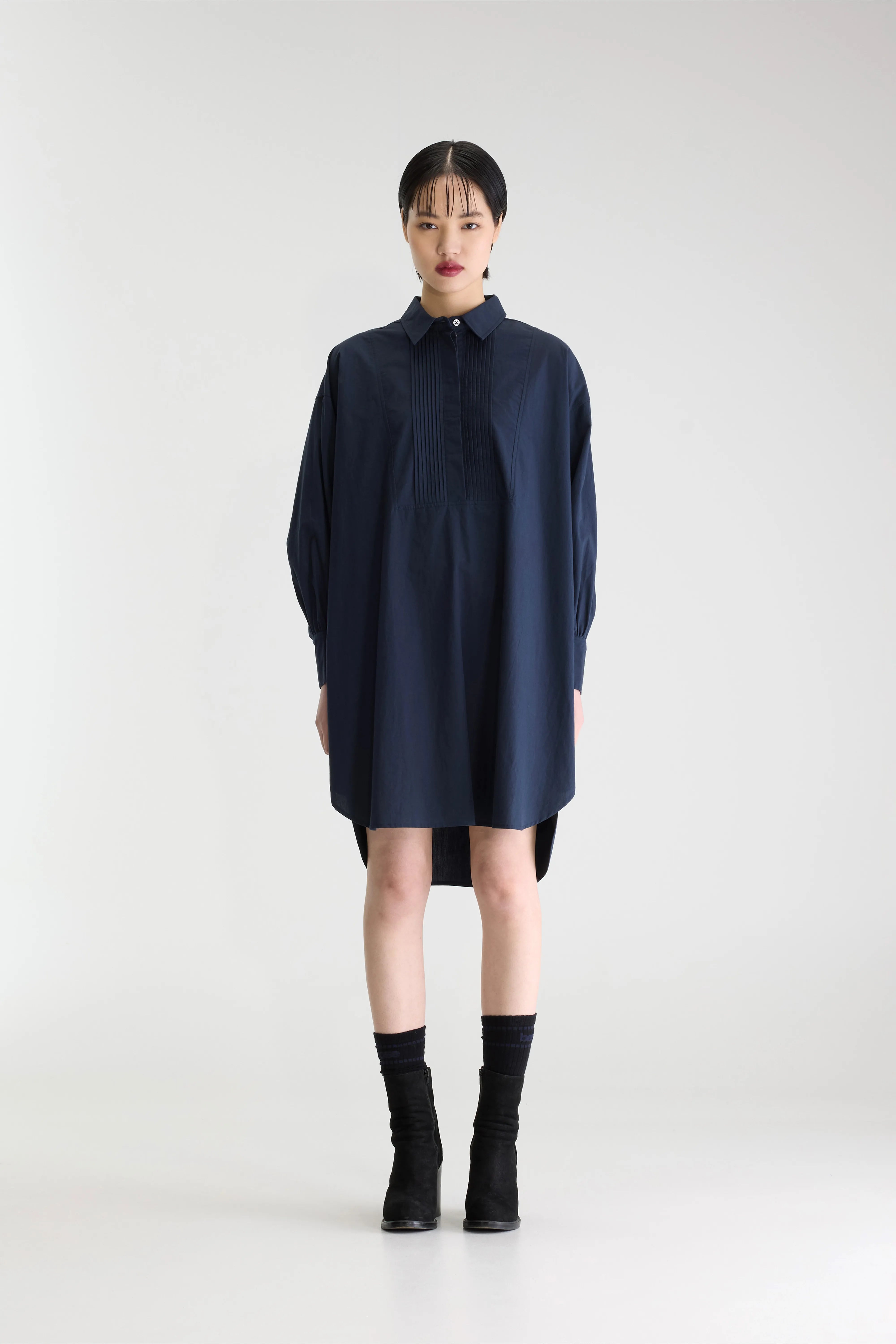 Robe d'inspiration smoking Kaat (262 / W / NAVY)