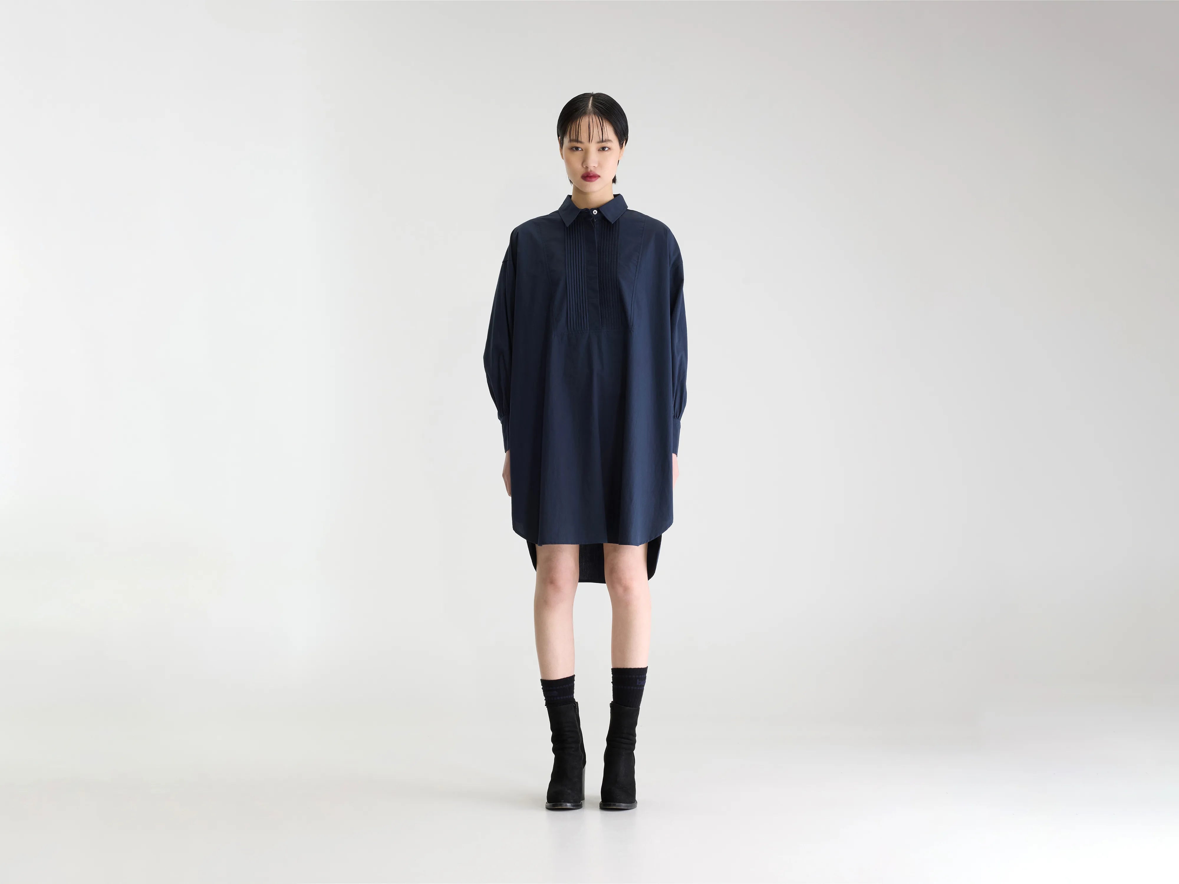 Robe d'inspiration smoking Kaat (262 / W / NAVY)