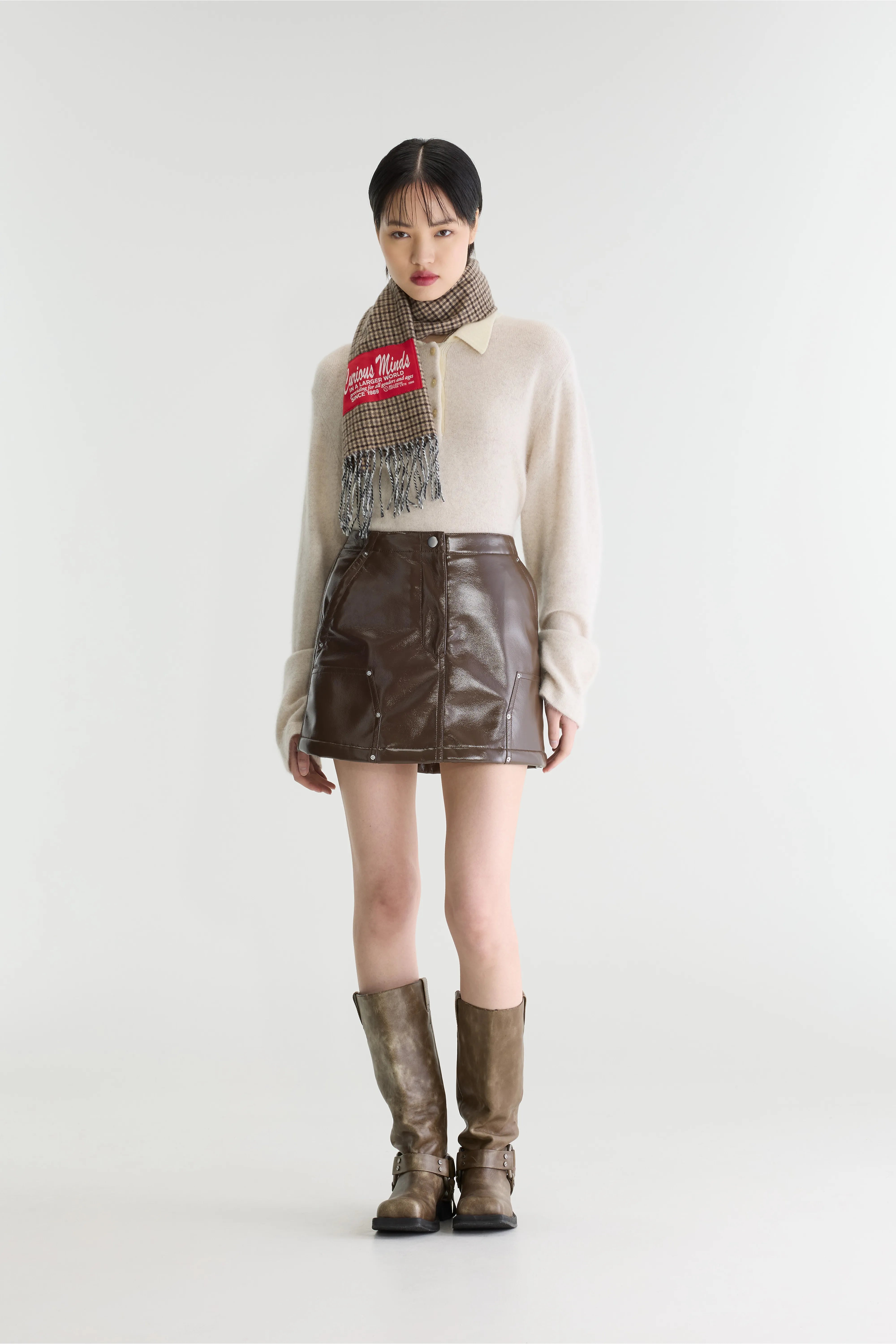 Jeezy mini skirt (262 / W / CARBONE)