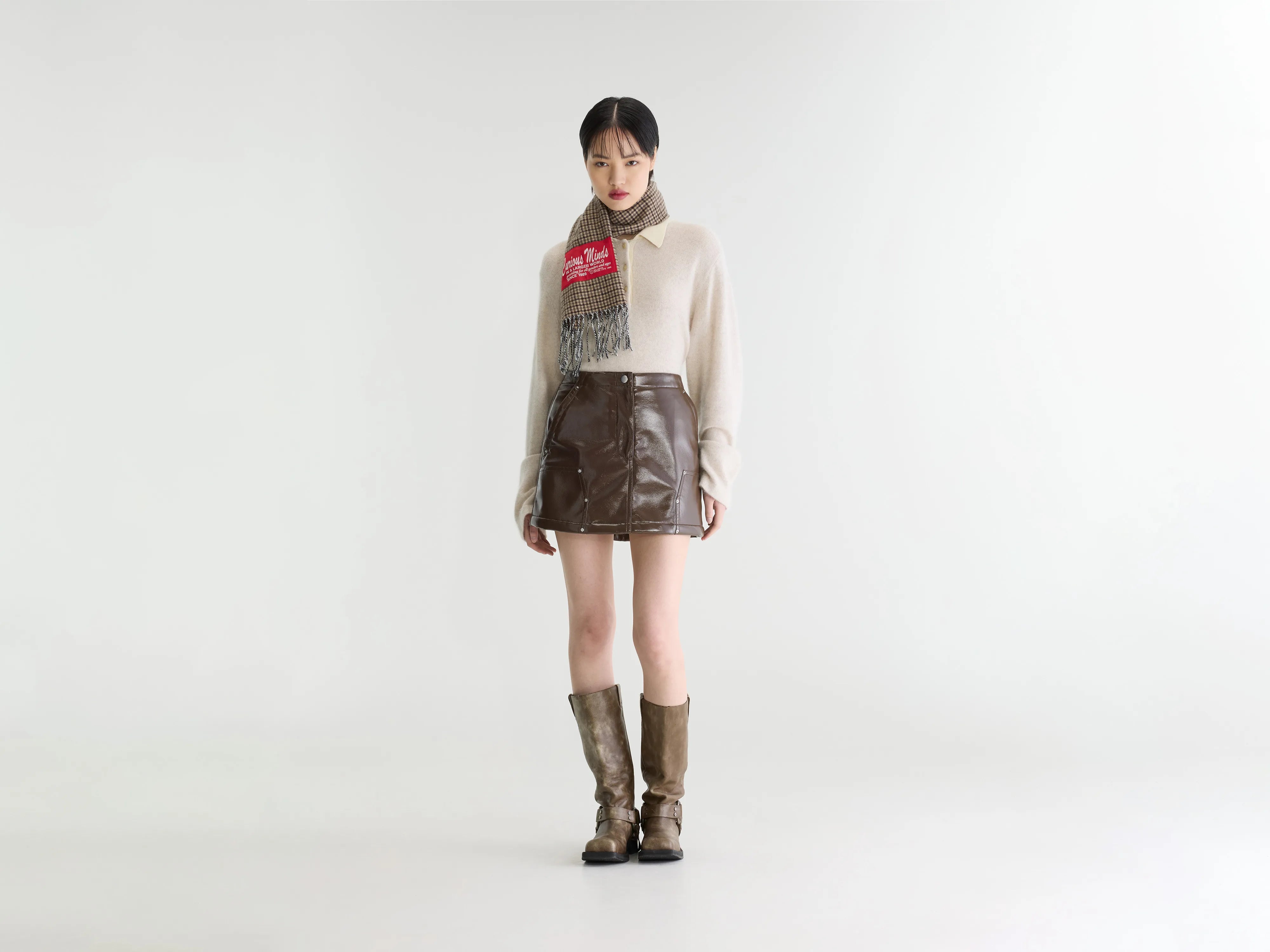 Jeezy mini skirt (262 / W / CARBONE)