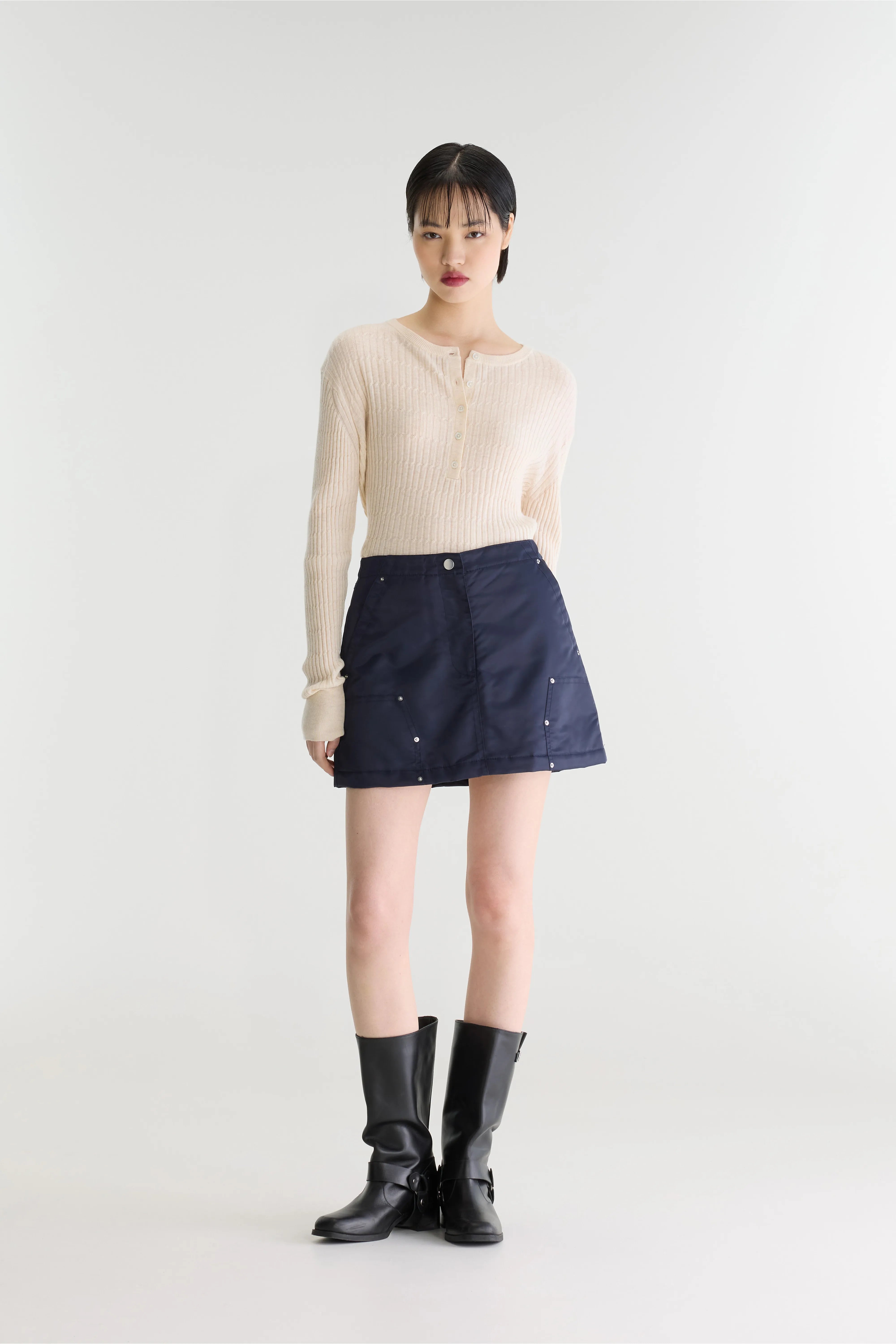 Minijupe Jeezy (262 / W / NAVY)