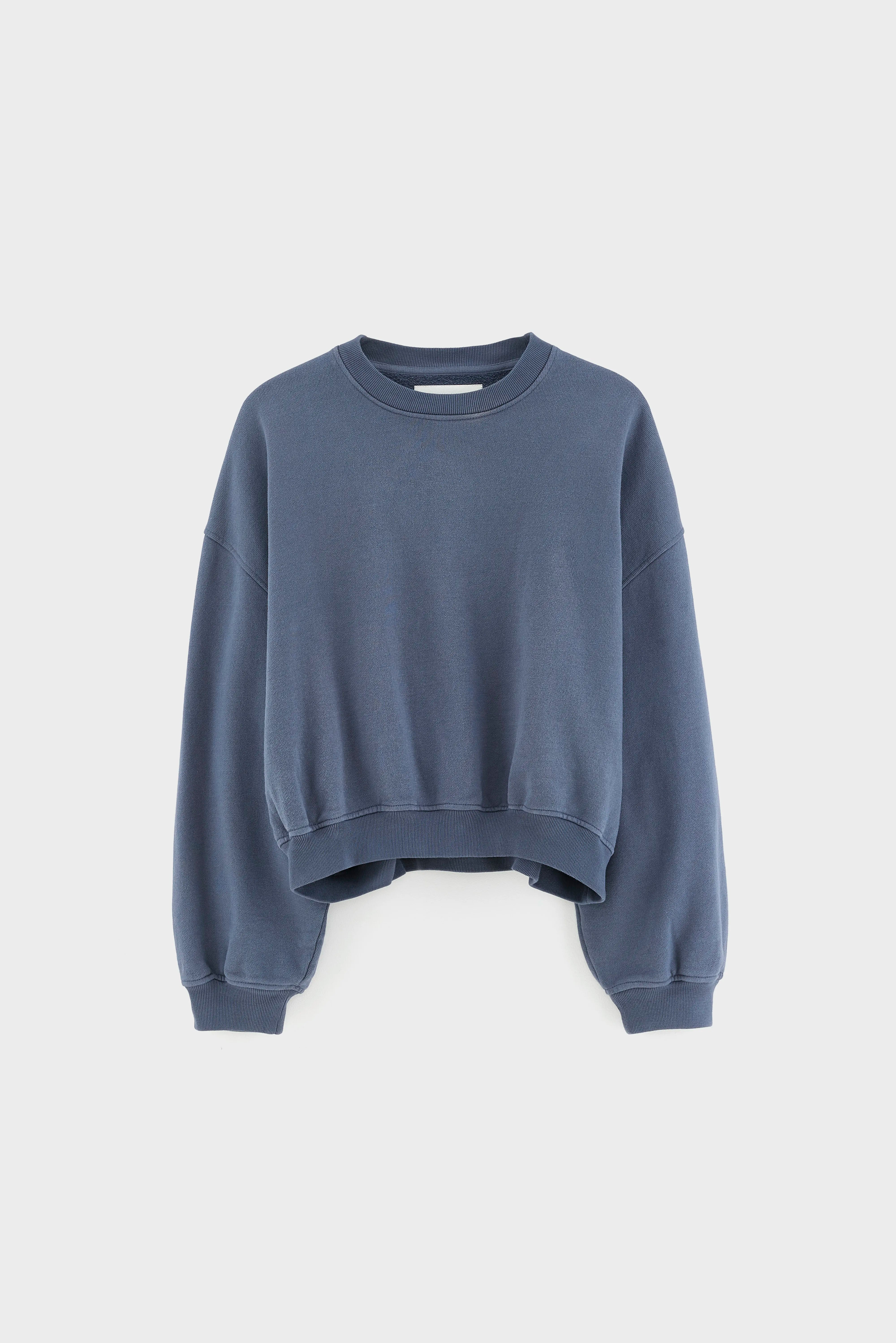 Sweatshirt court à col rond Fancy (262 / W / TEMPETE)