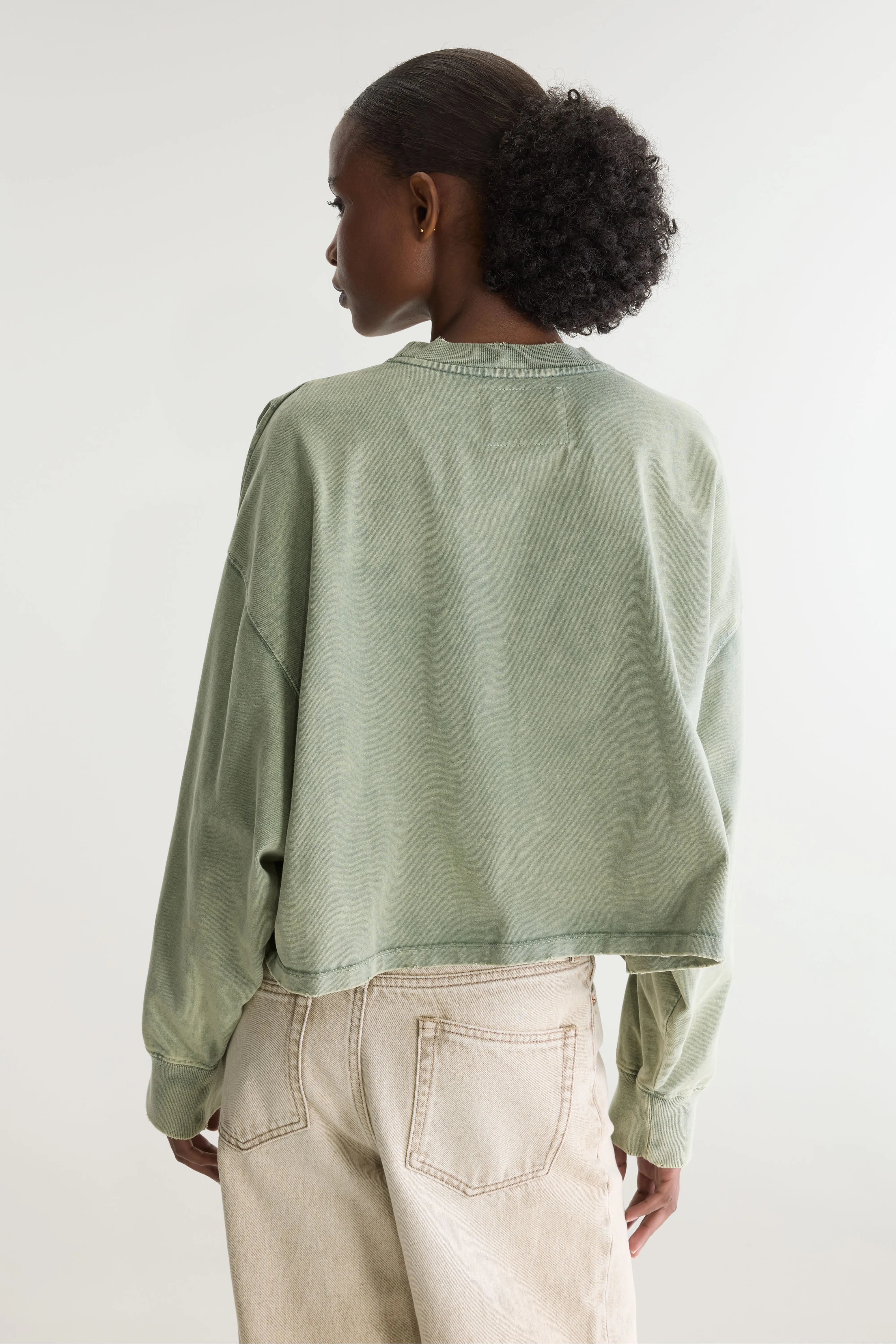 Franto t-shirt met lange mouwen (262 / W / THYME)