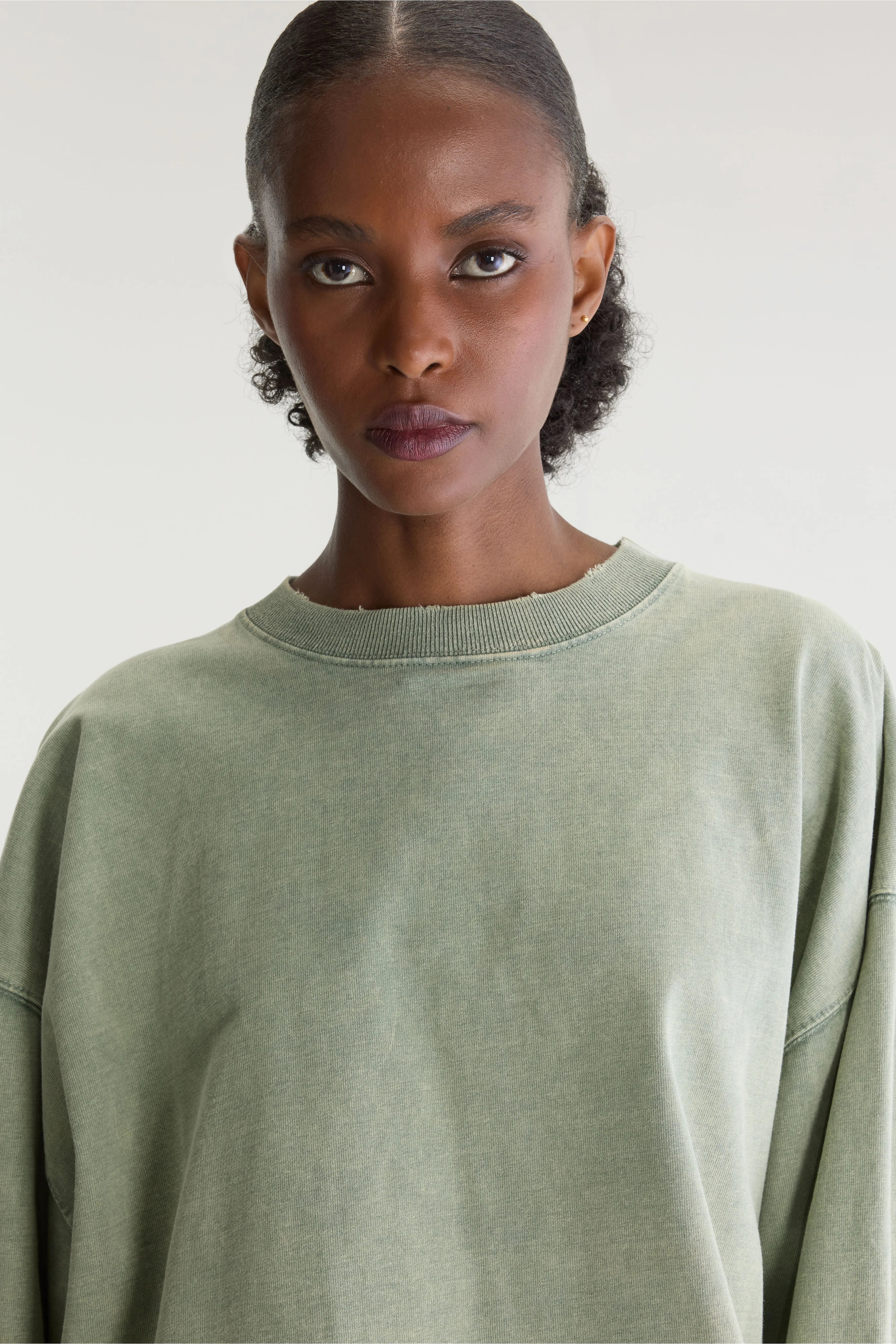 Franto t-shirt met lange mouwen (262 / W / THYME)