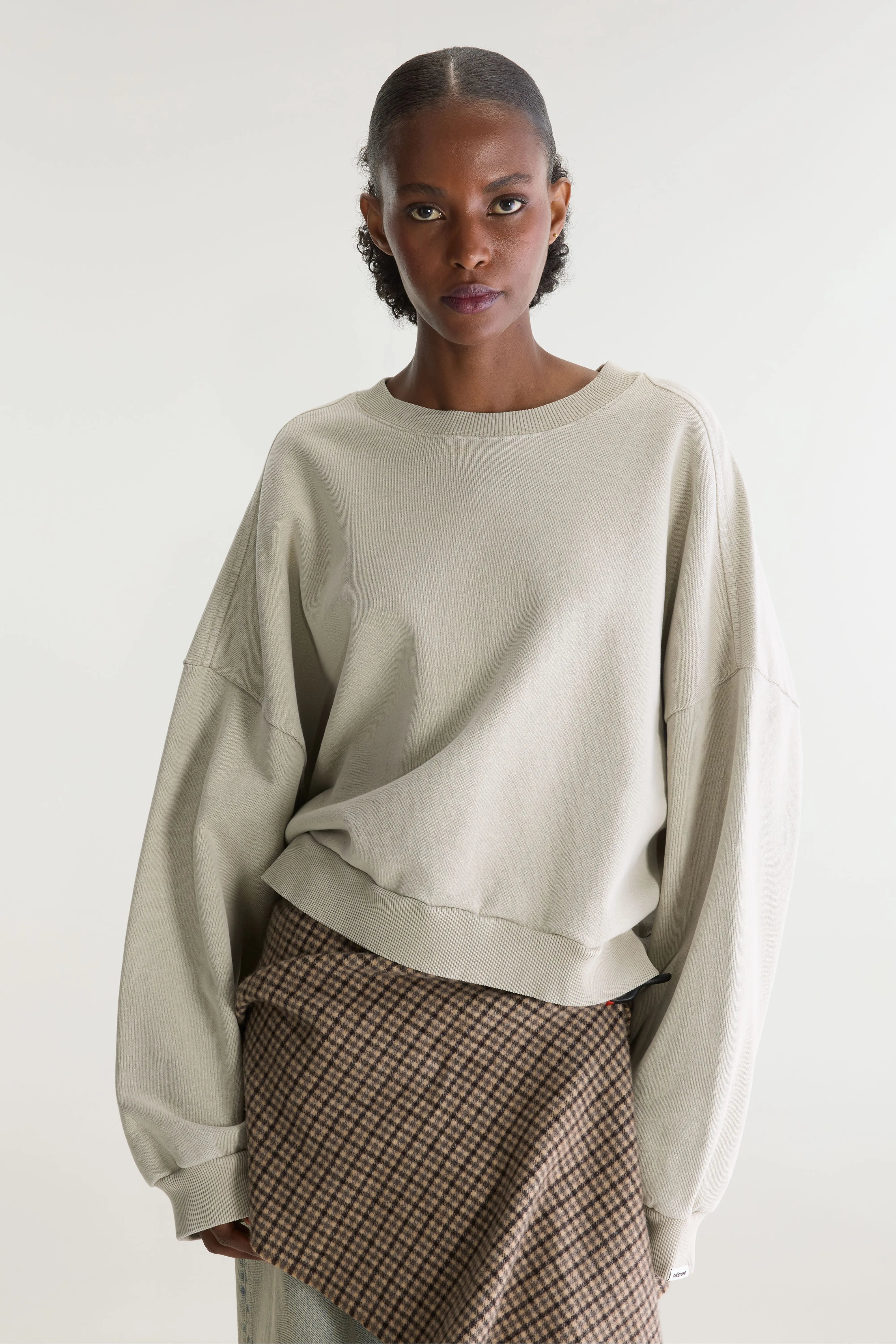 Sweatshirt boxy col rond Ferno (262 / W / NICKEL)