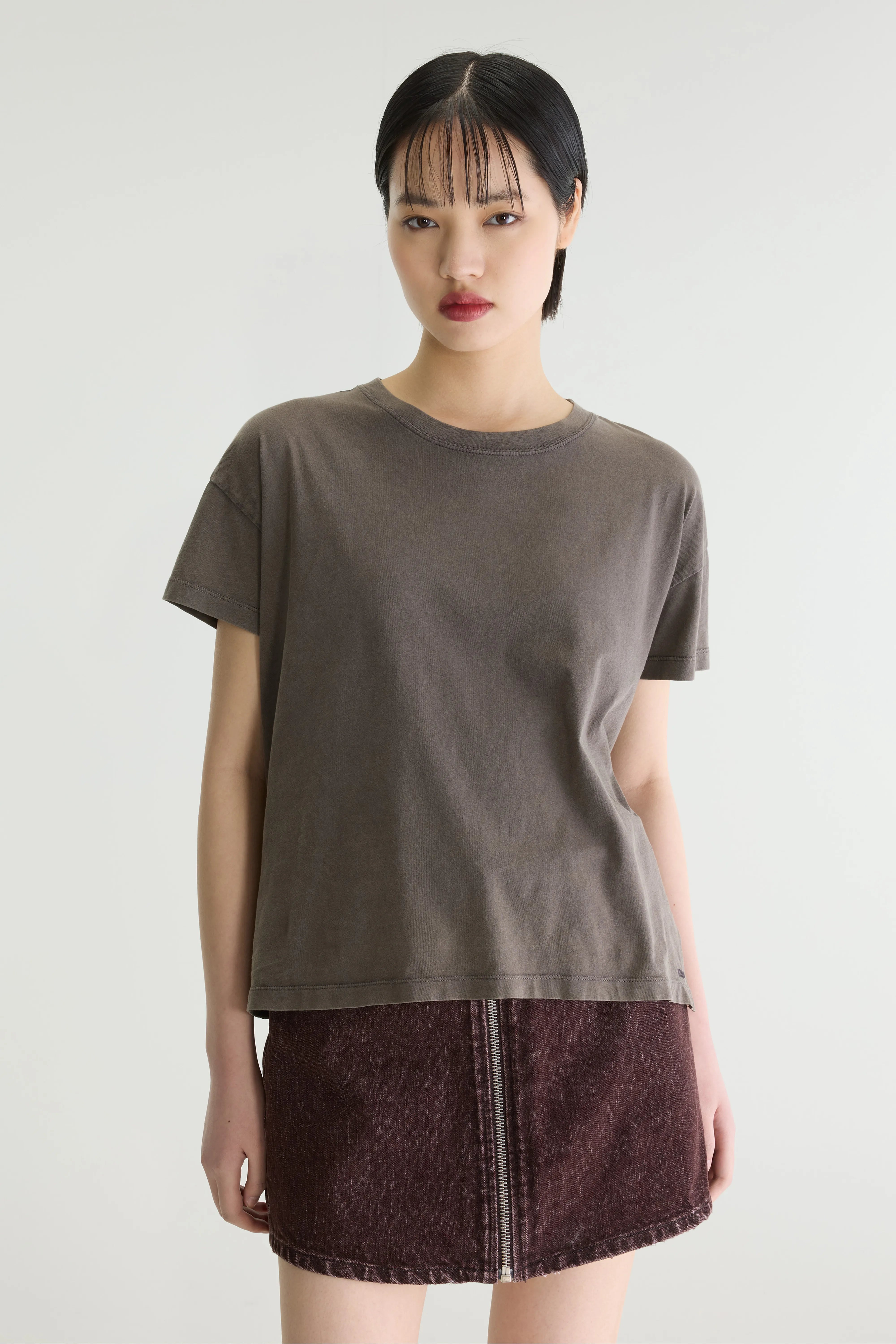 T-shirt à manches courtes Felia (262 / W / DARK ROAST)