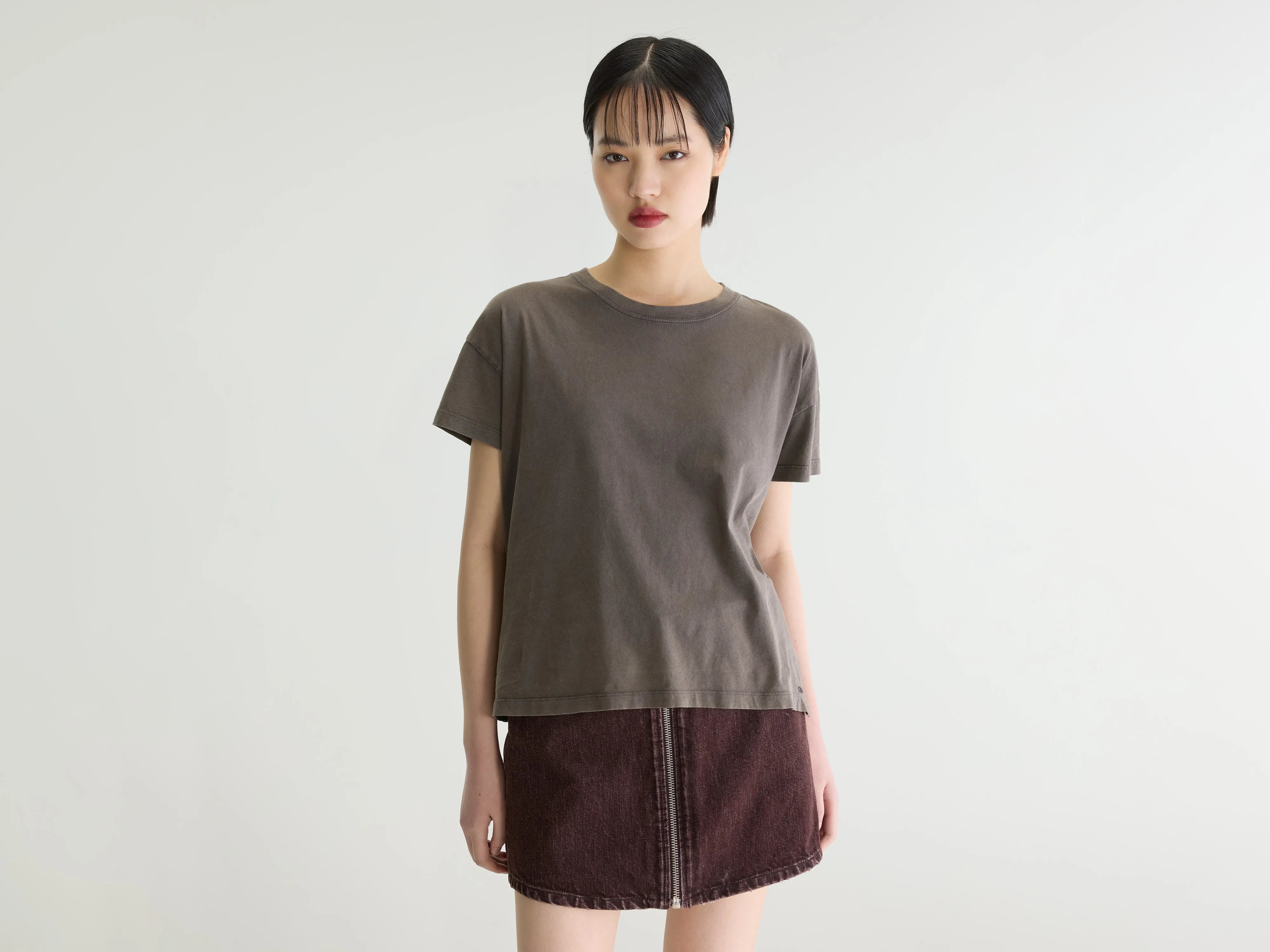 T-shirt à manches courtes Felia (262 / W / DARK ROAST)