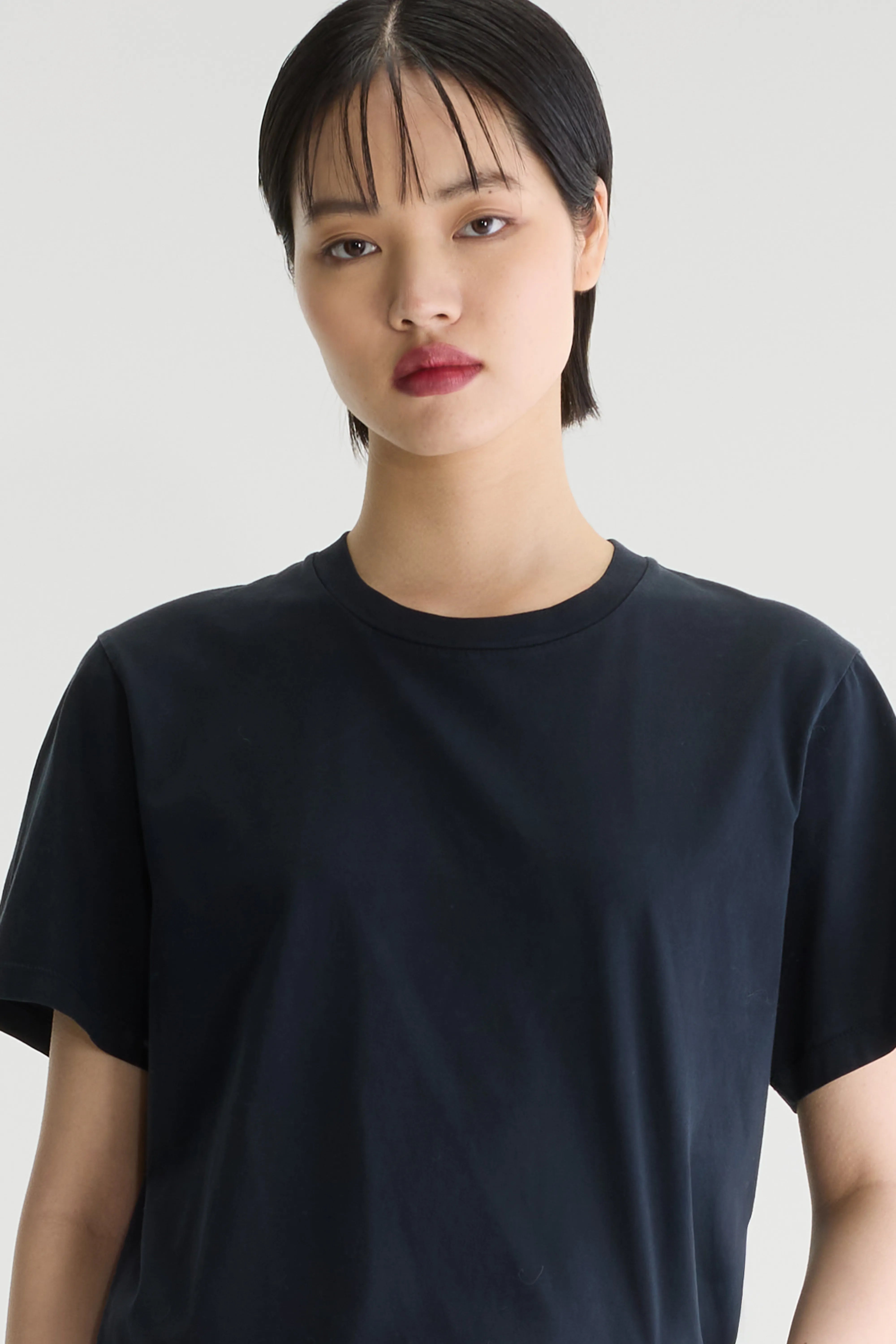 Flavia t-shirt met korte mouwen (262 / W / BLACK BEAUTY)