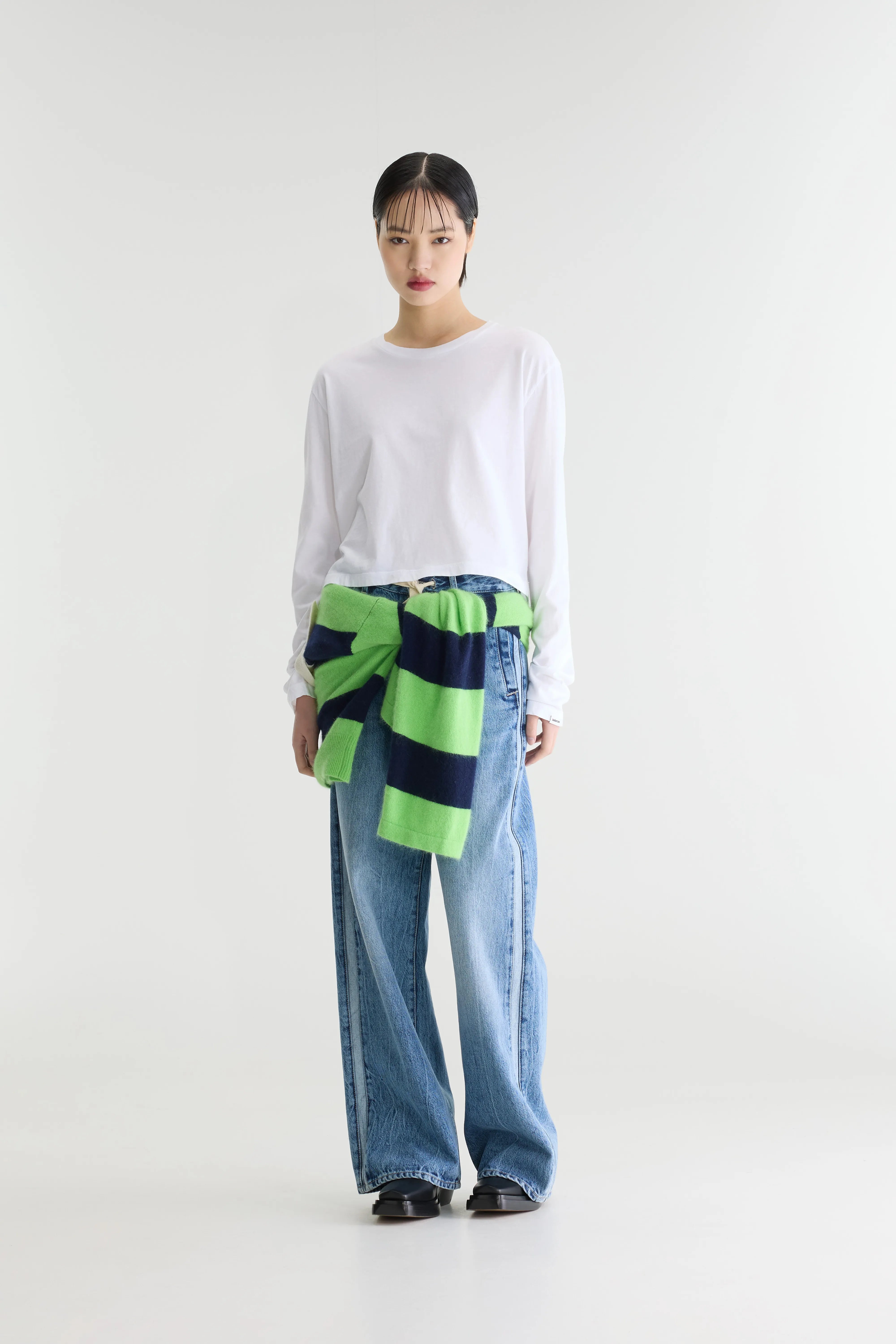 Fuele t-shirt met lange mouwen (262 / W / WHITE)