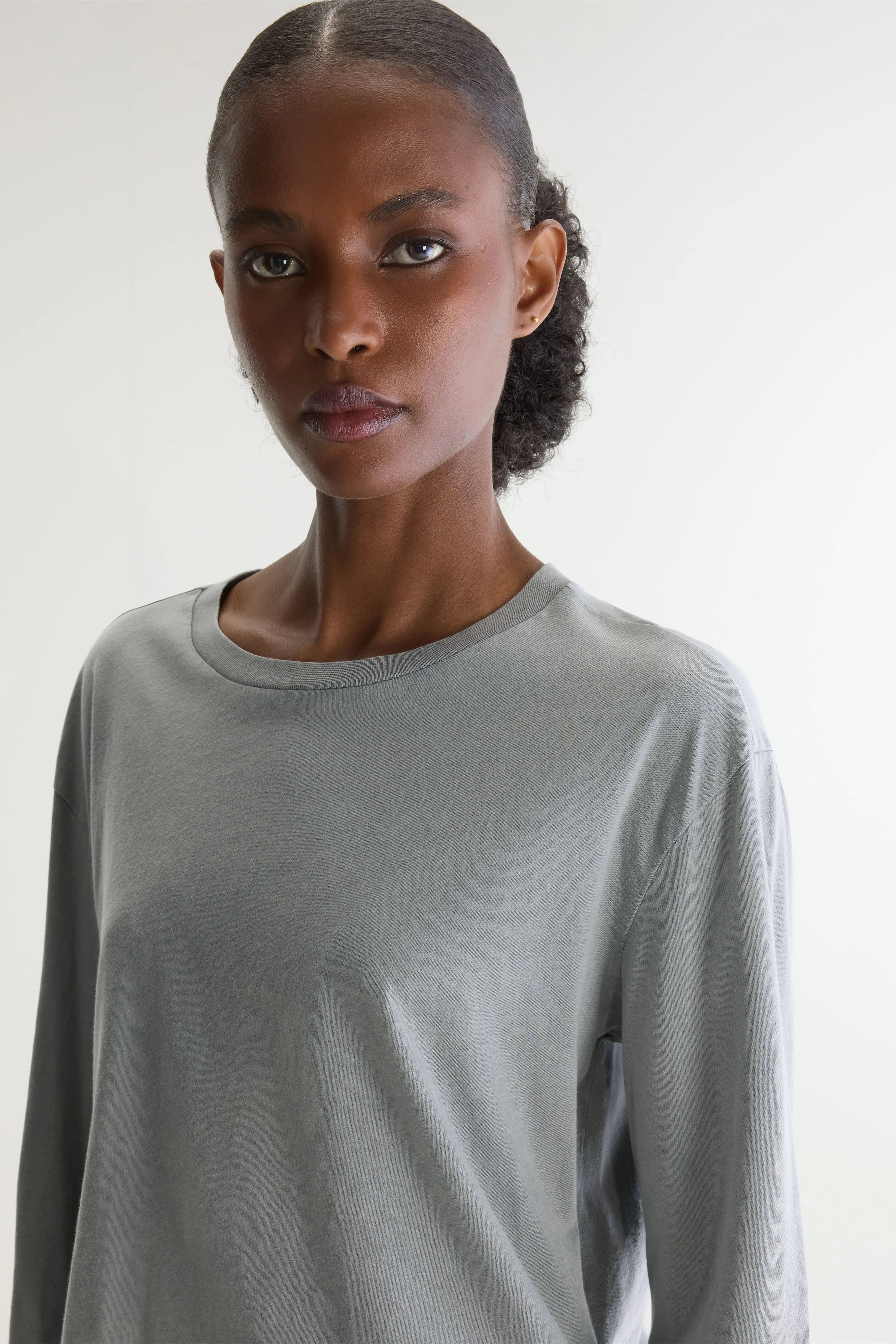 Fuele t-shirt met lange mouwen (262 / W / BITUME)