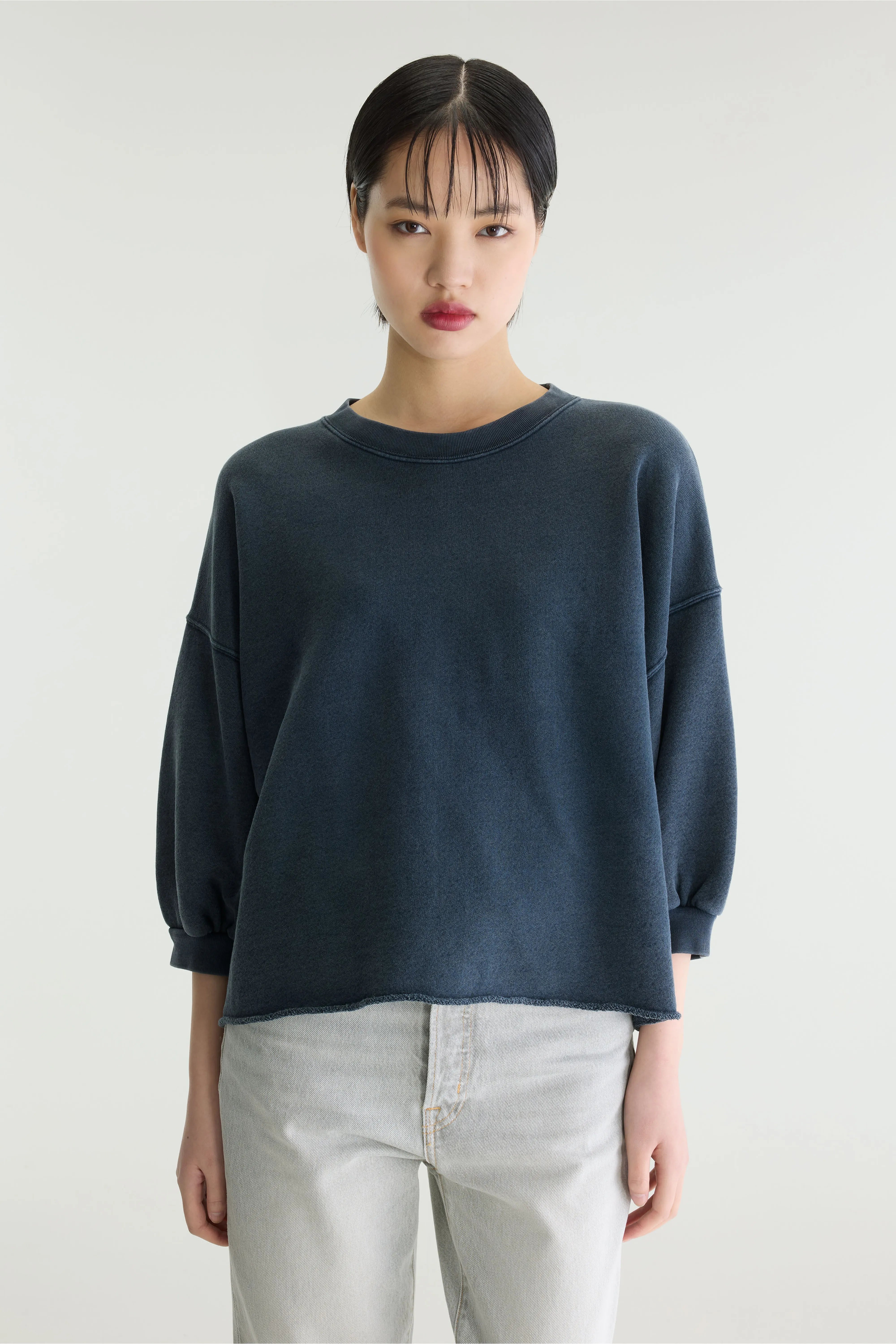 Vicske crewneck sweatshirt (262 / W / NAVY)