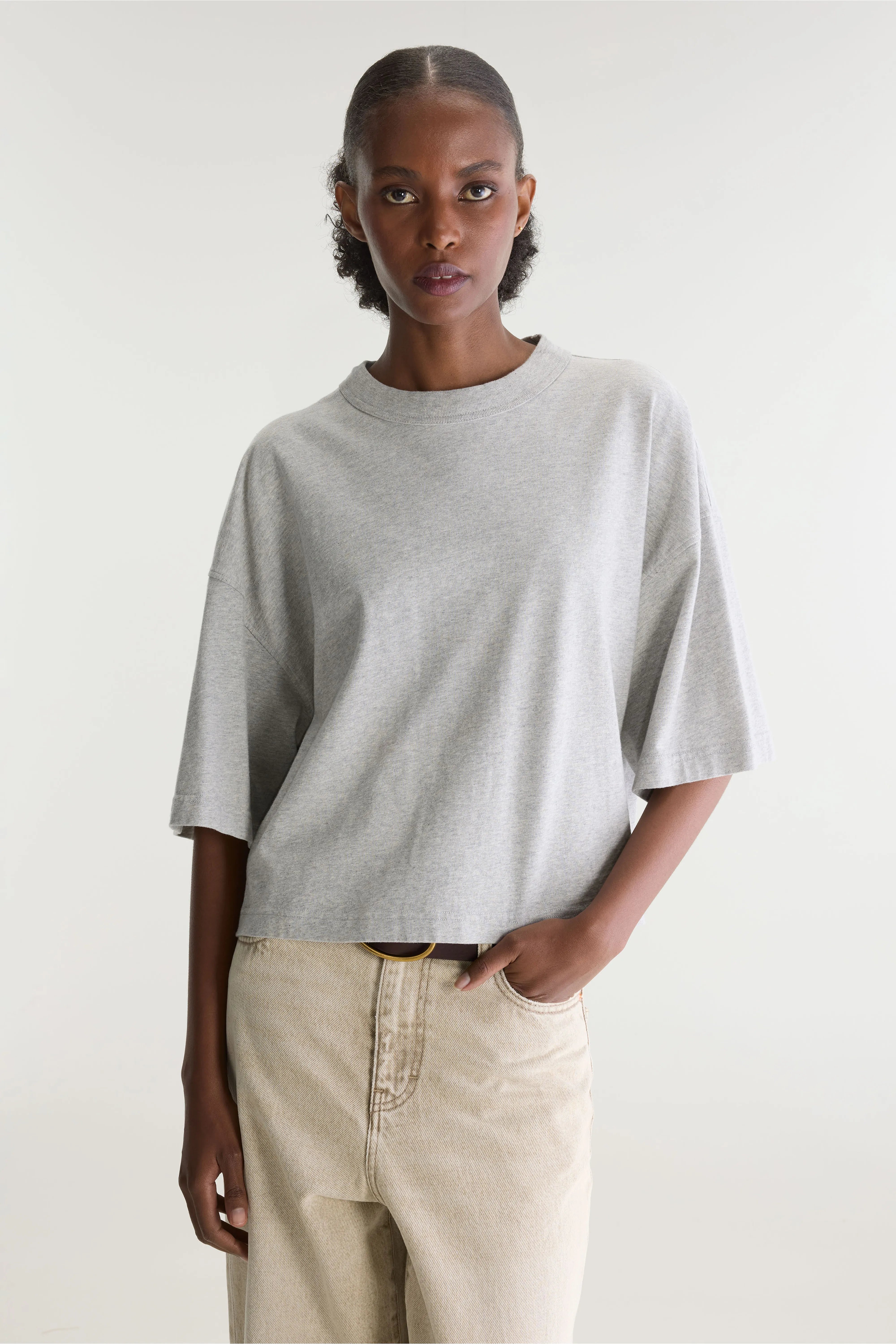 T-shirt à manches courtes Voss (262 / W / H. GREY)