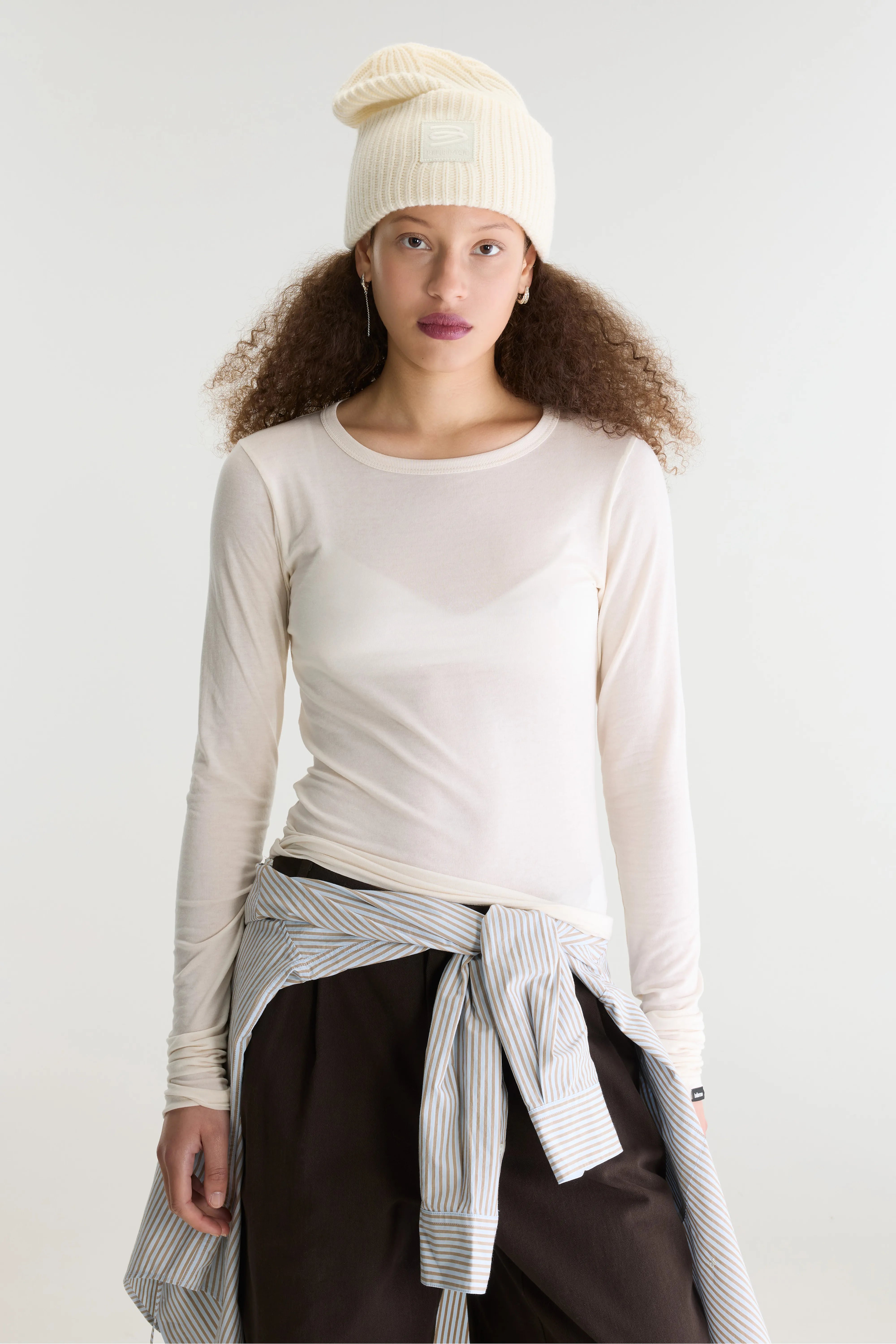 Fina slim fit t-shirt (262 / W / OFF WHITE)