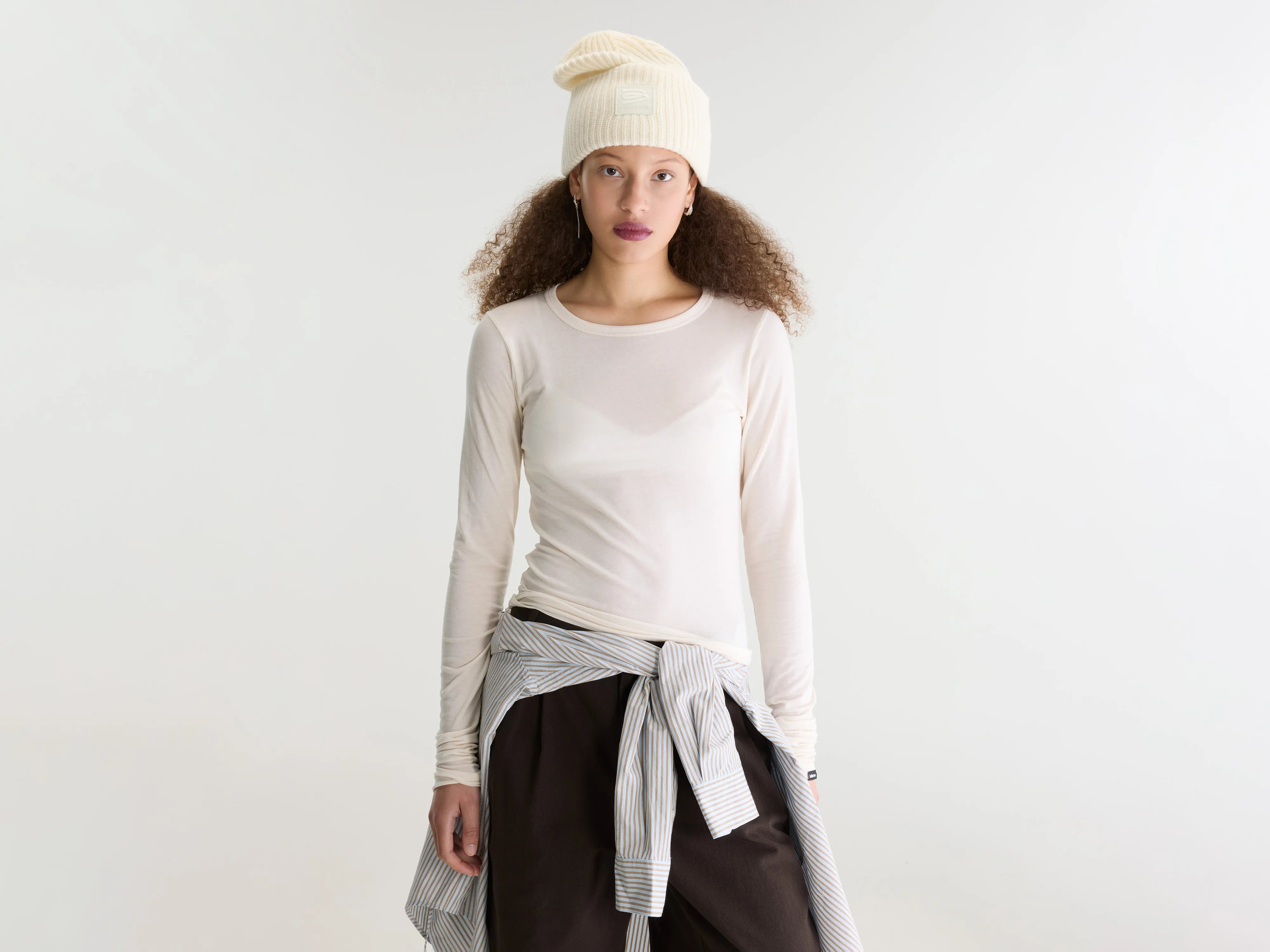 Fina slim fit t-shirt (262 / W / OFF WHITE)