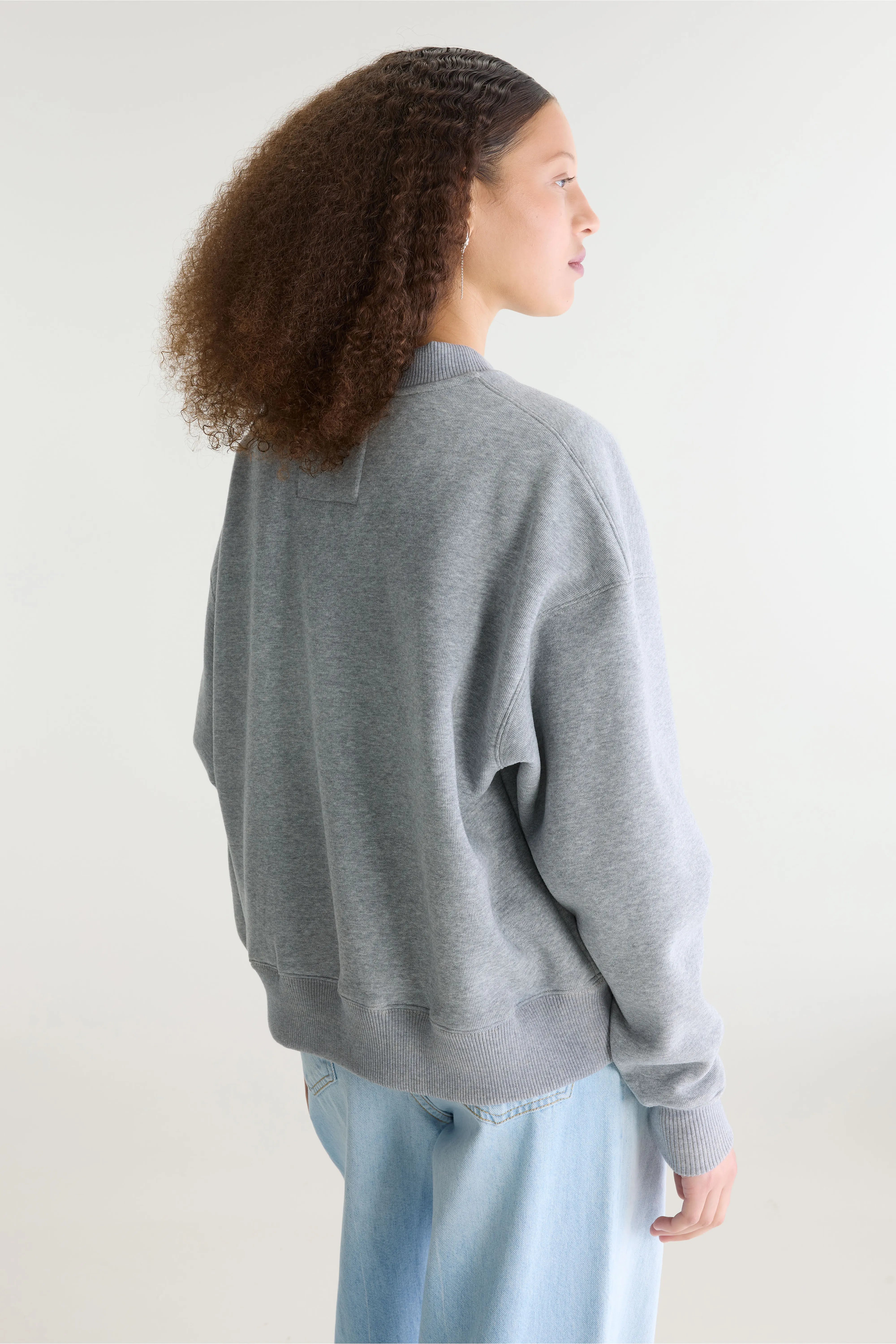 Sweatshirt col rond Temi (262 / W / H. GREY)