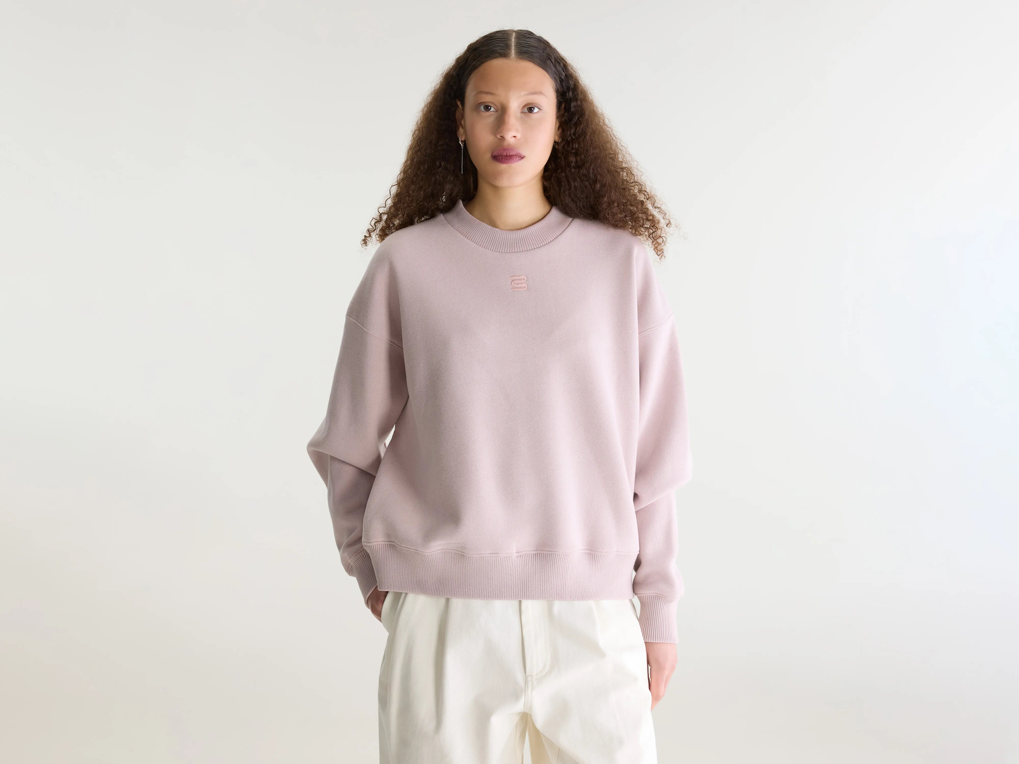 Sweatshirt col rond Temi (262 / W / GLYCINE)