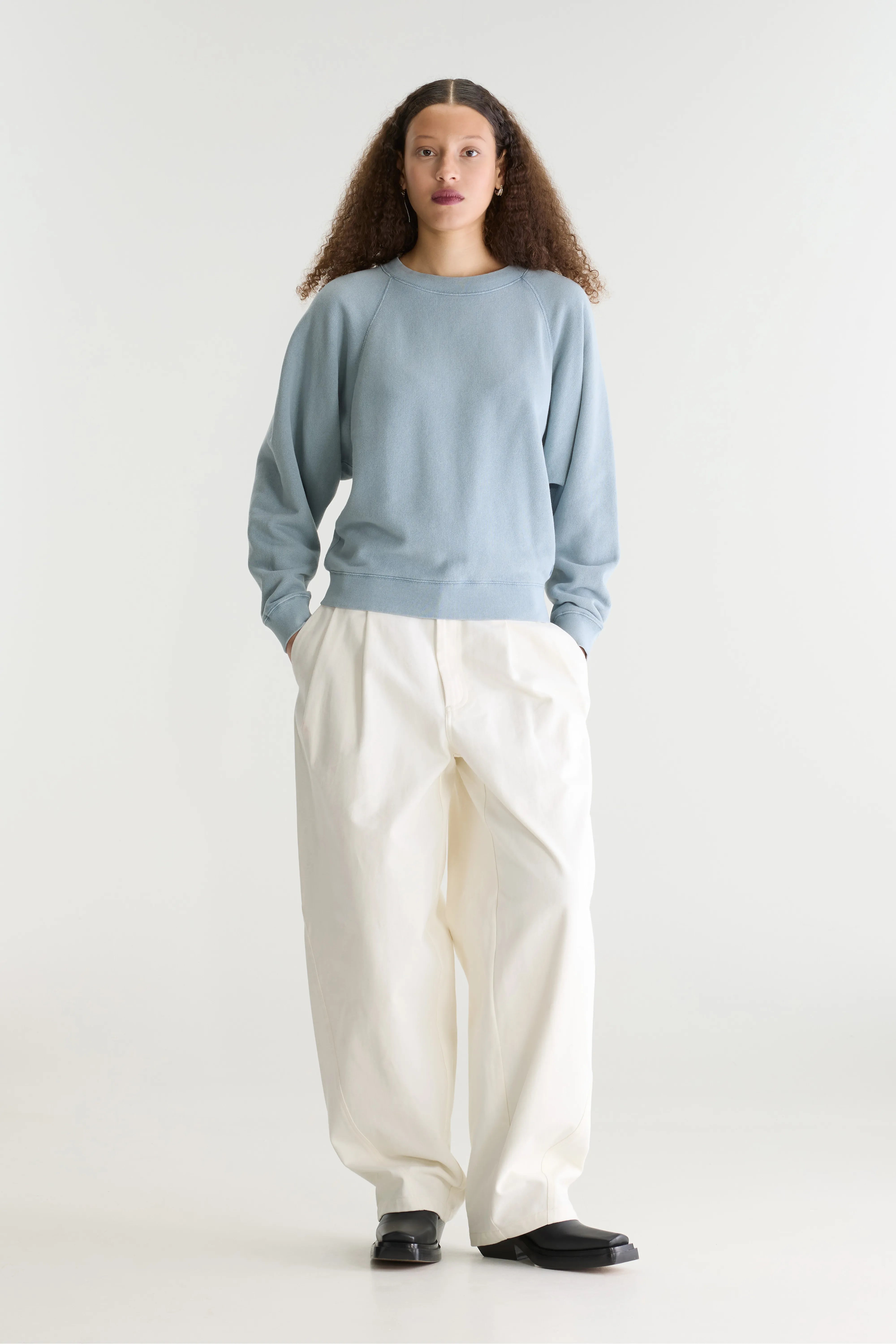 Fella relaxte sweatshirt (262 / W / METAL BLUE)