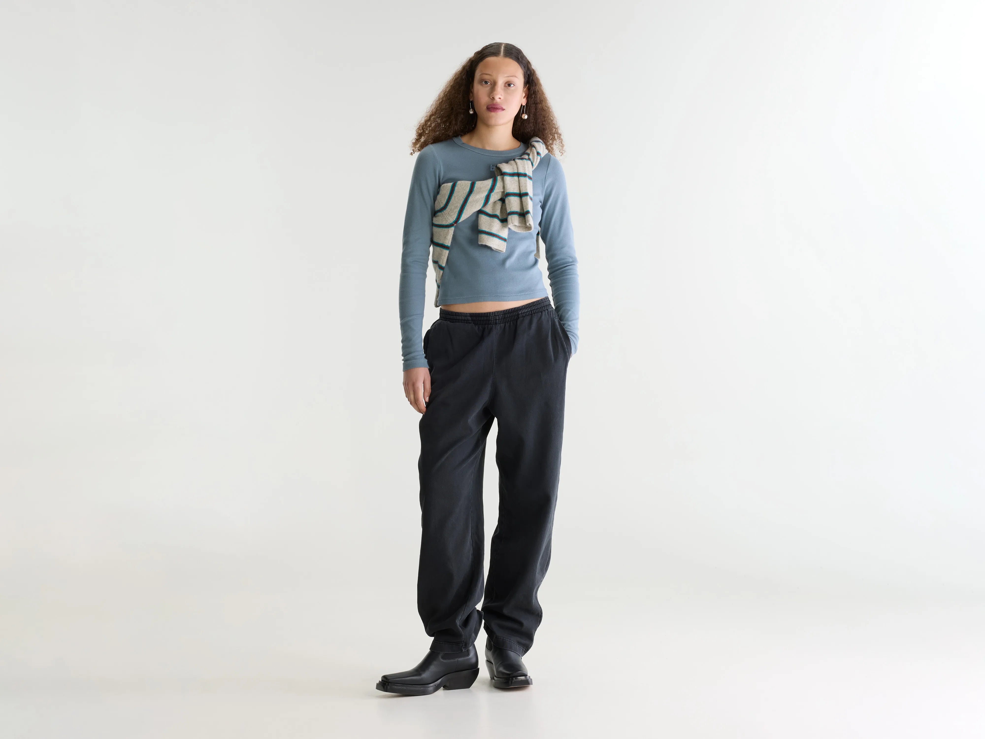 Fira relaxte joggingbroek (262 / W / OFF BLACK)