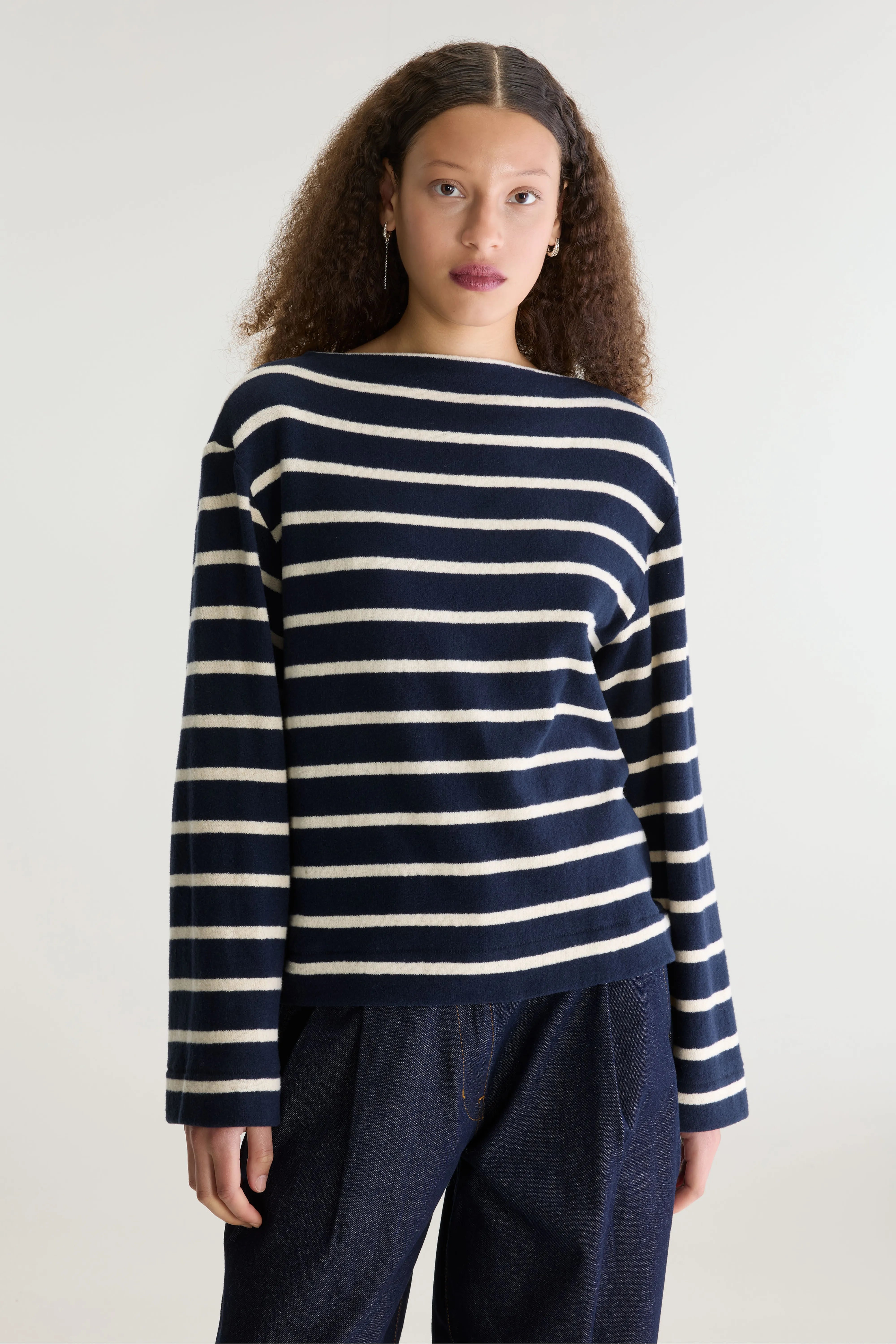 Fonsy relaxte t-shirt (262 / W / STRIPE G)