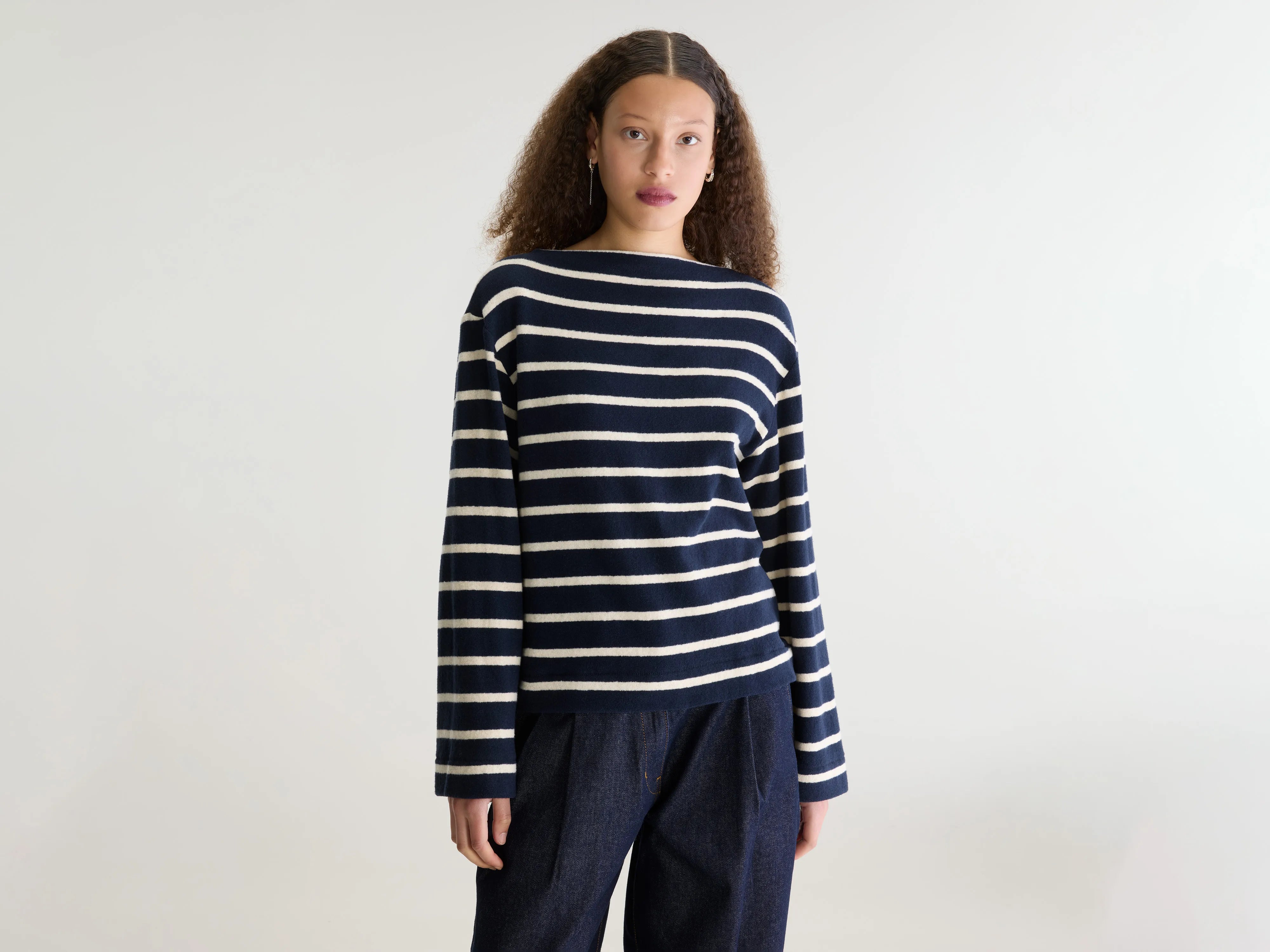 Fonsy relaxte t-shirt (262 / W / STRIPE G)