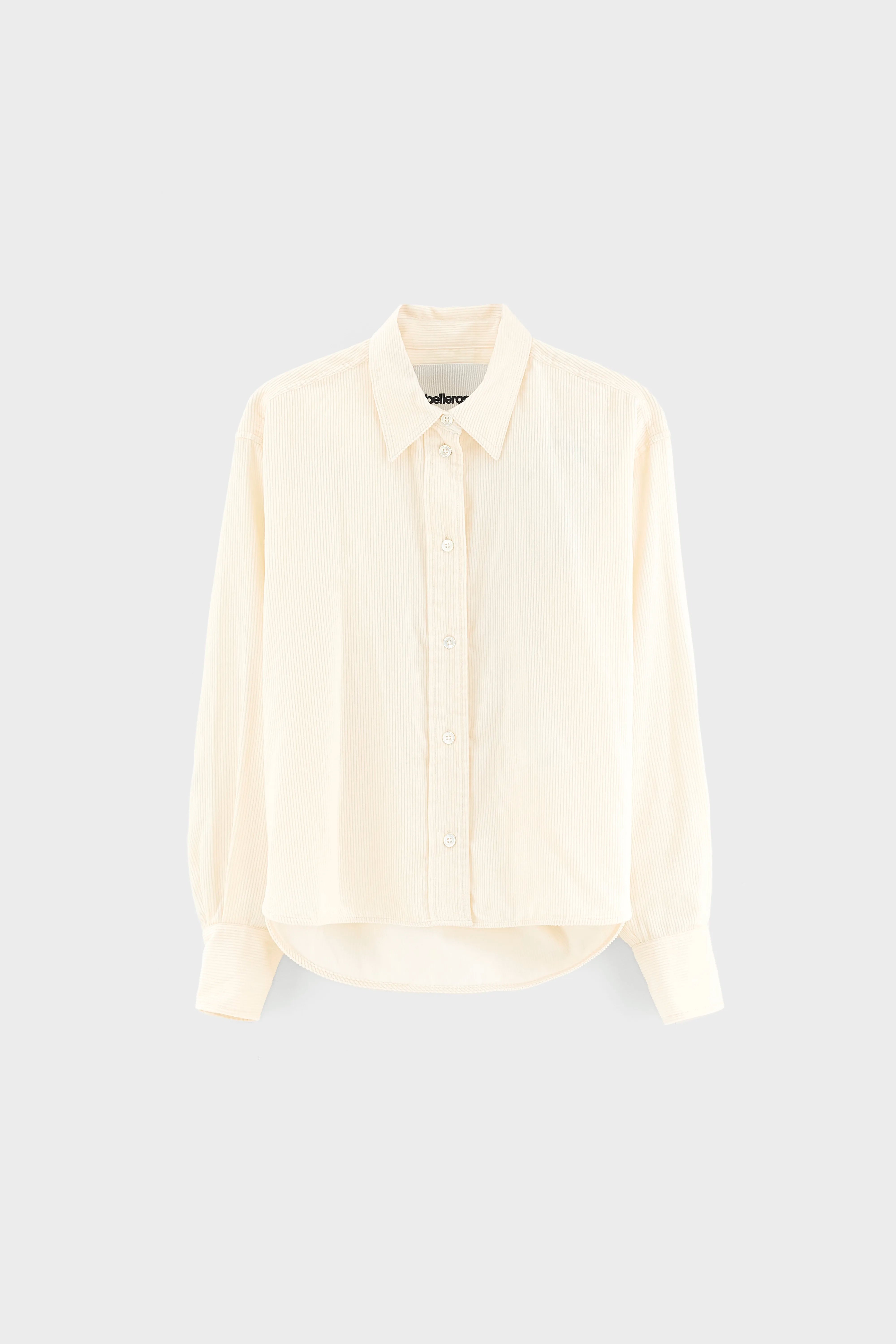 Chemise en velours milleraies Jullia (262 / W / NATURAL)