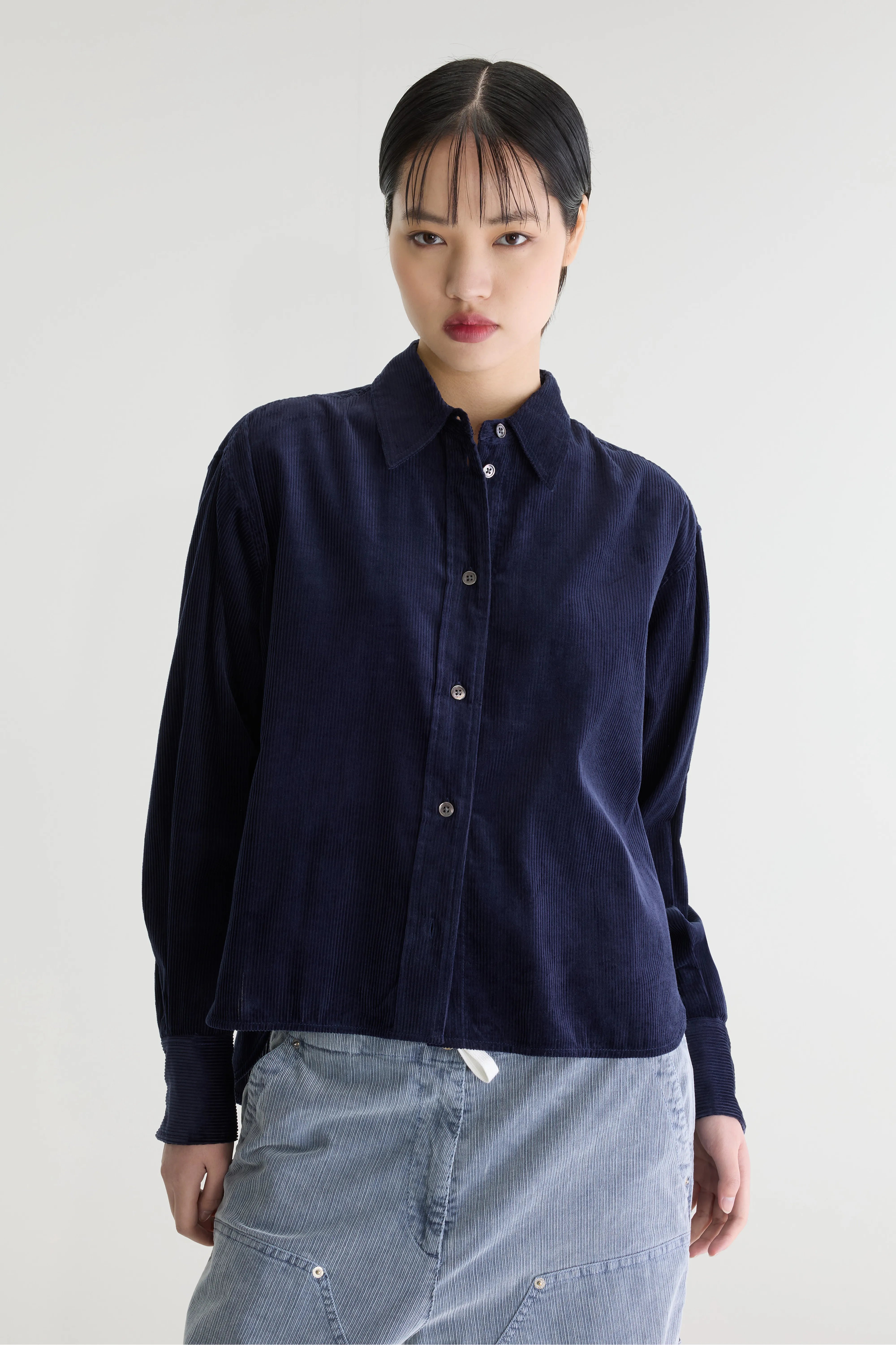 Jullia baby-cord shirt (262 / W / CAPTAIN)