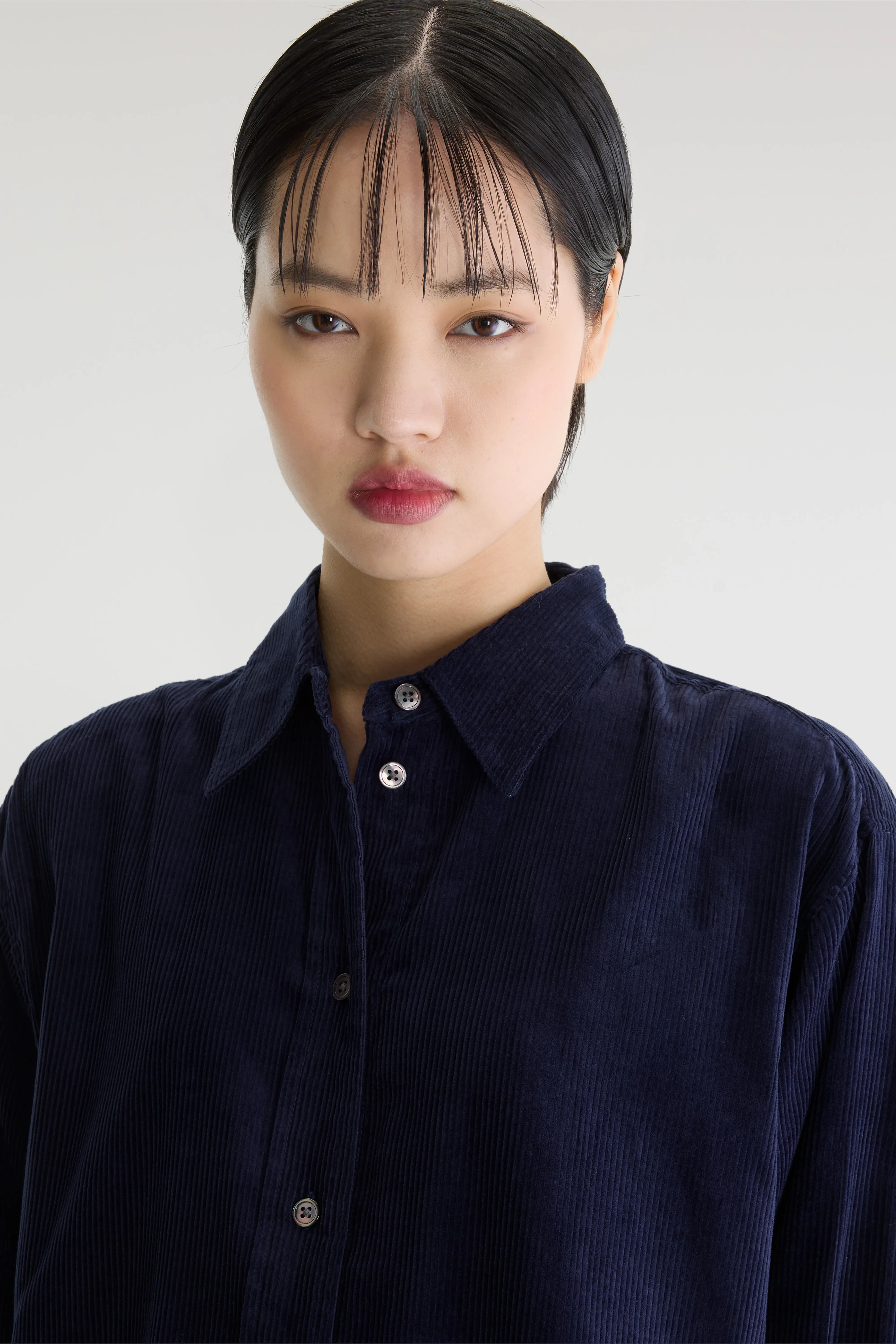 Jullia baby-cord shirt (262 / W / CAPTAIN)