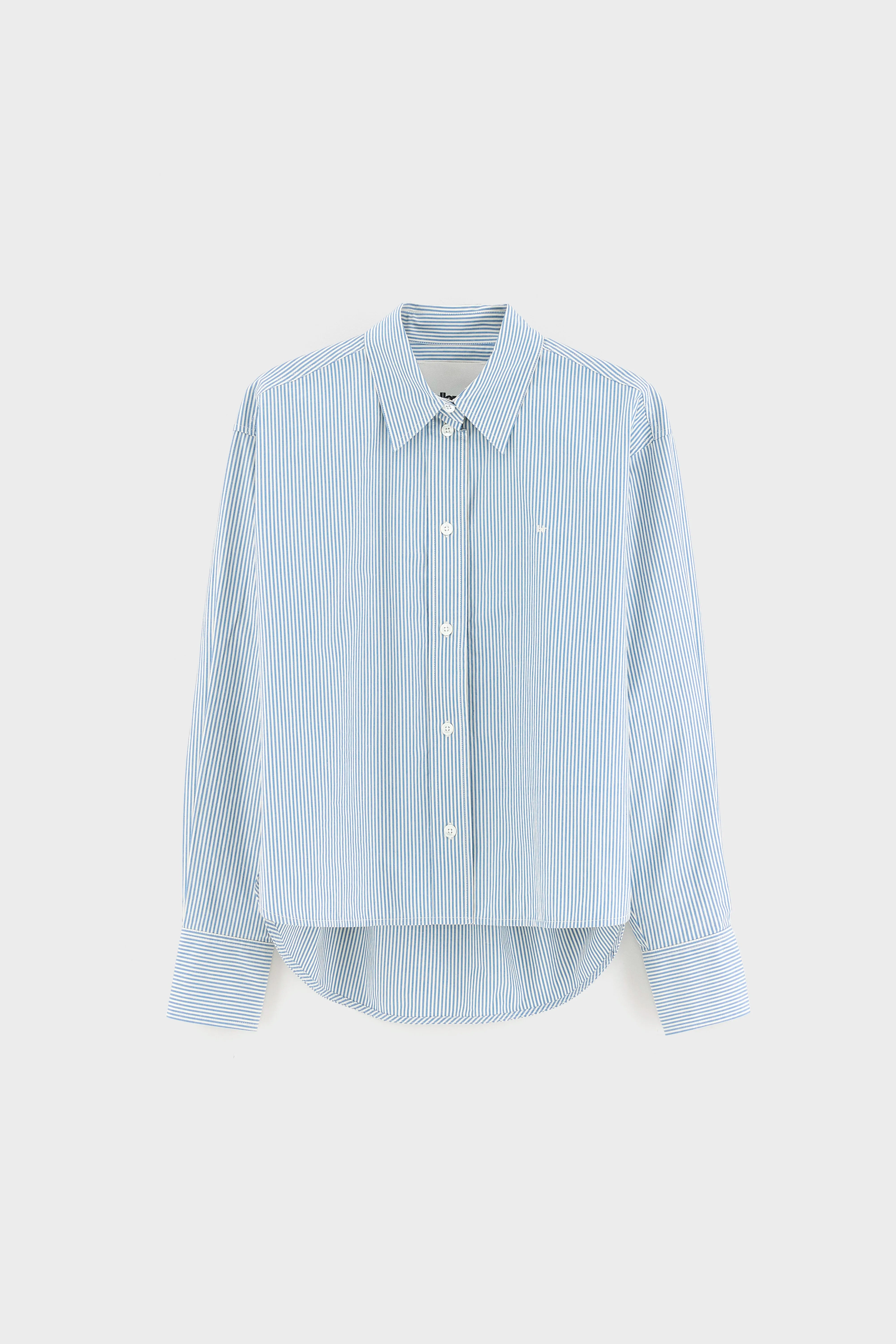 Chemise rayée en popeline Jullia (262 / W / STRIPE A)