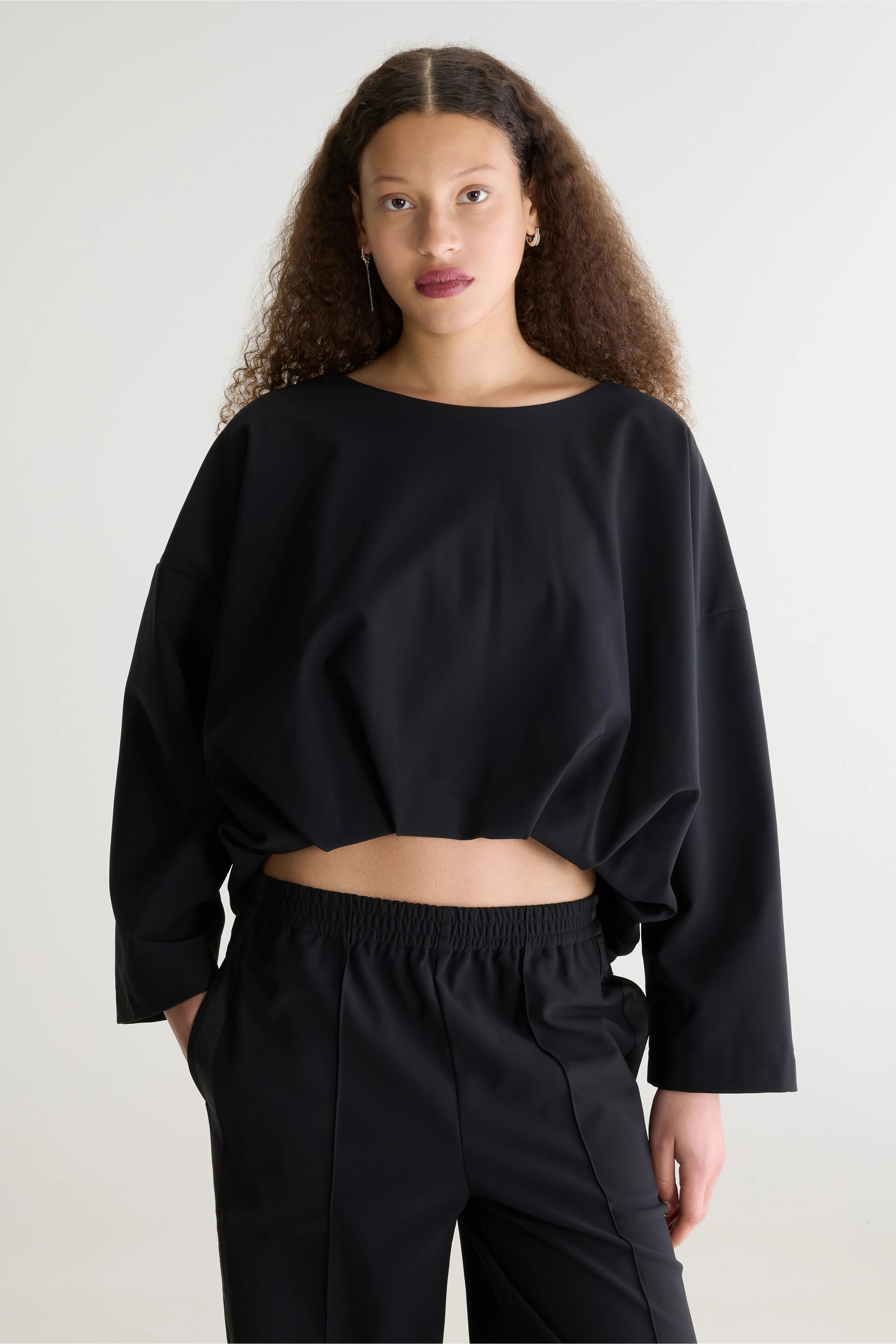 Blouse col bateau Karma (262 / W / BLACK)