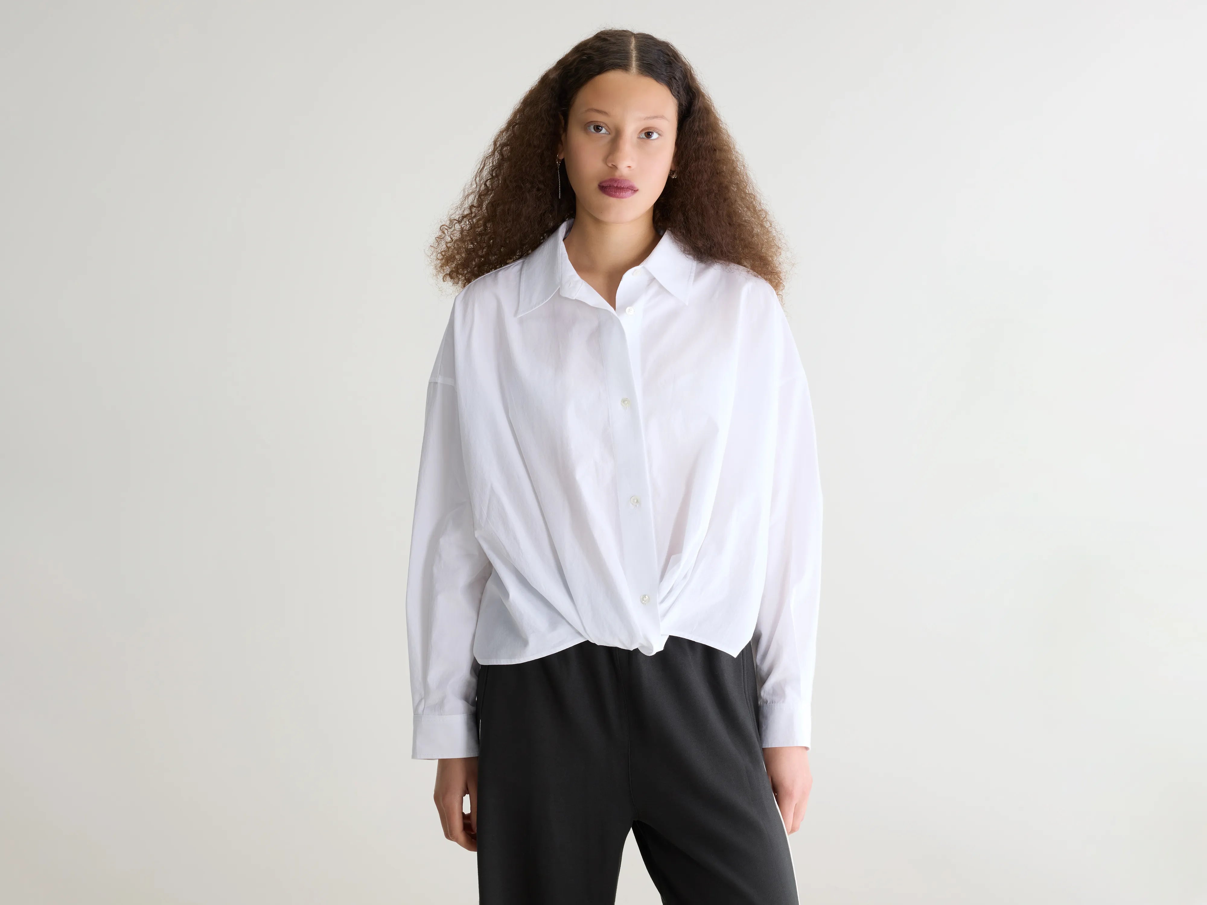 Tonny poplin shirt (262 / W / WHITE)