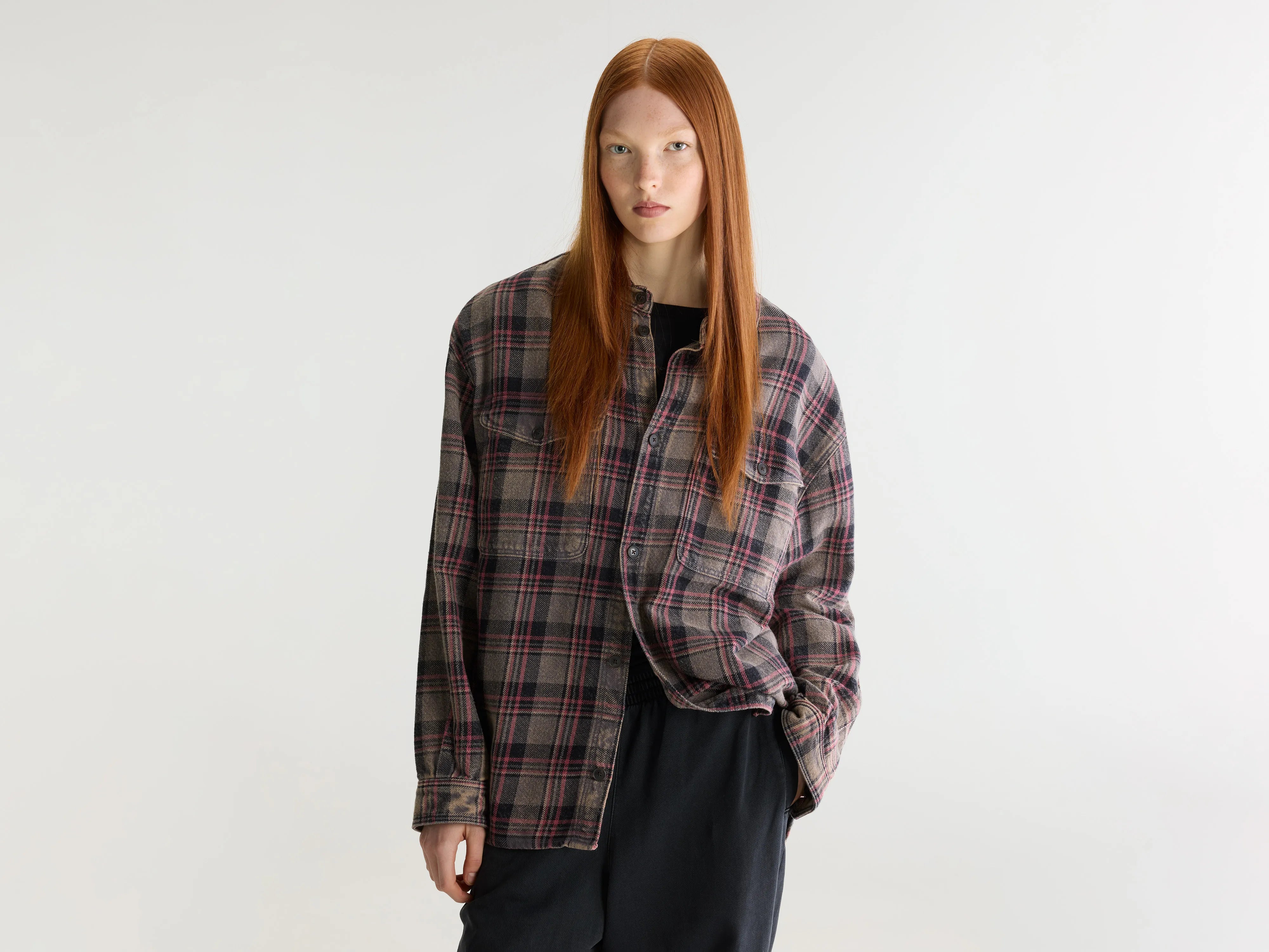 Chemise décontractée à carreaux Snow (262 / W / CHECK C)