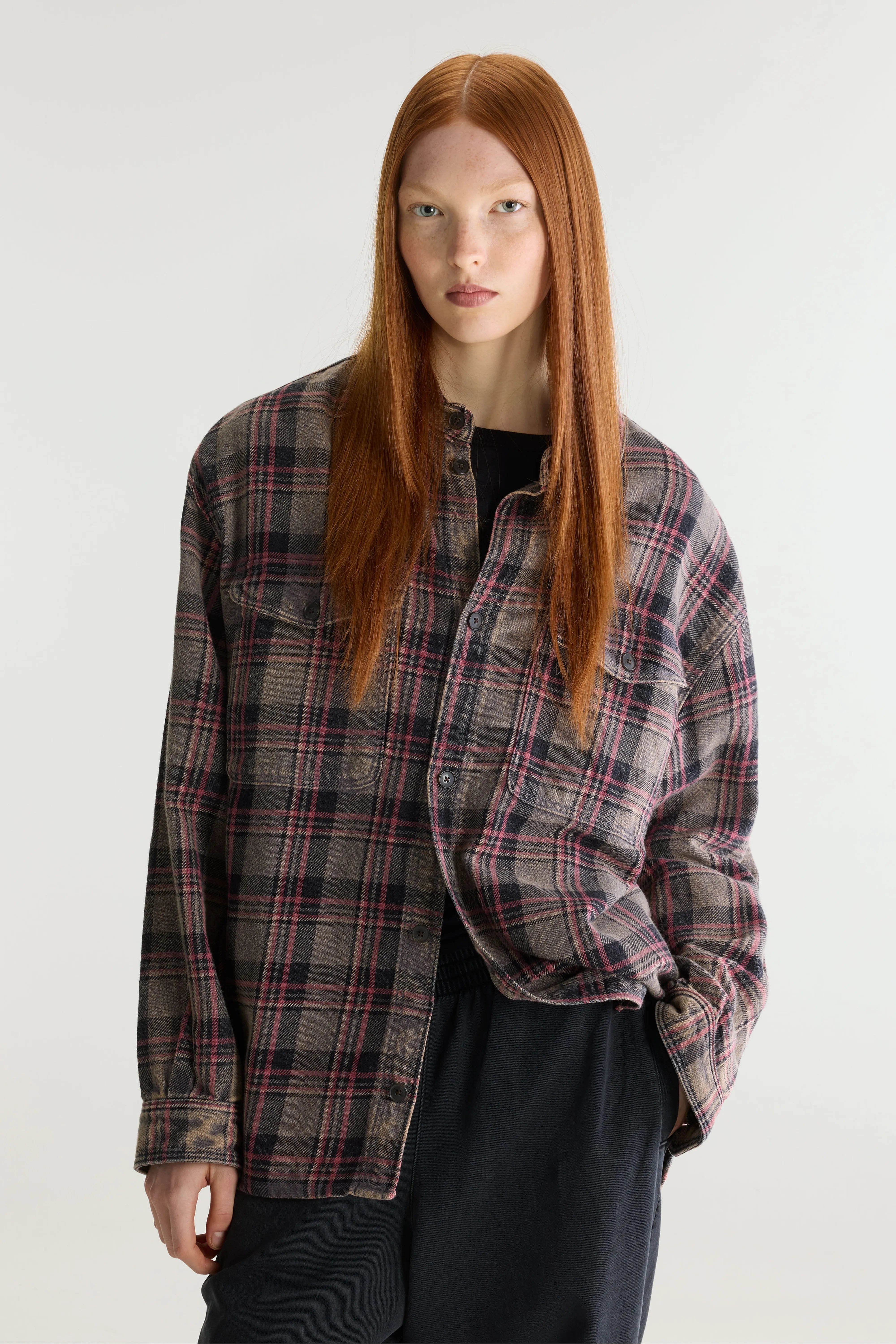 Chemise décontractée à carreaux Snow (262 / W / CHECK C)