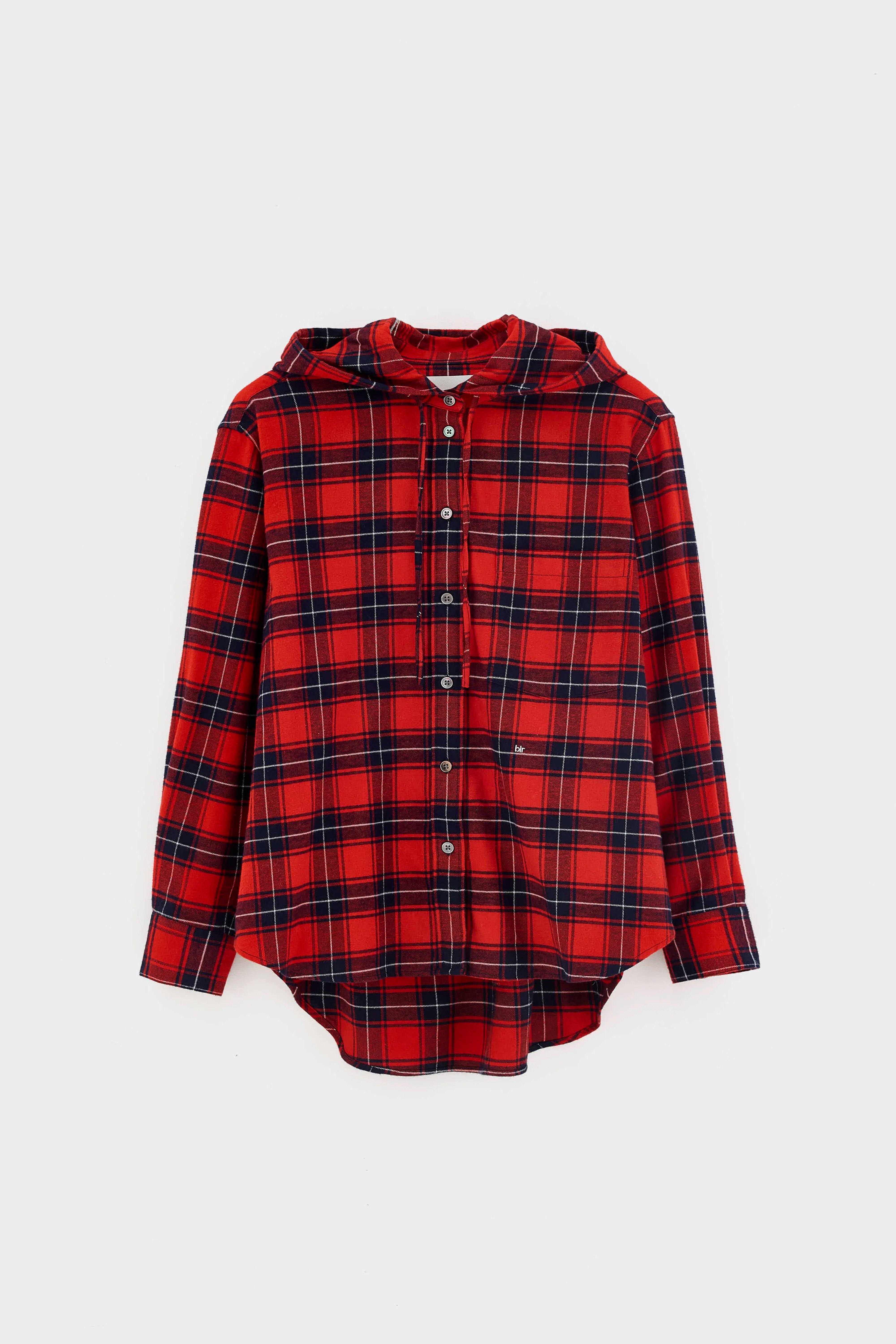 Jangle hooded checked shirt (262 / W / CHECK B)