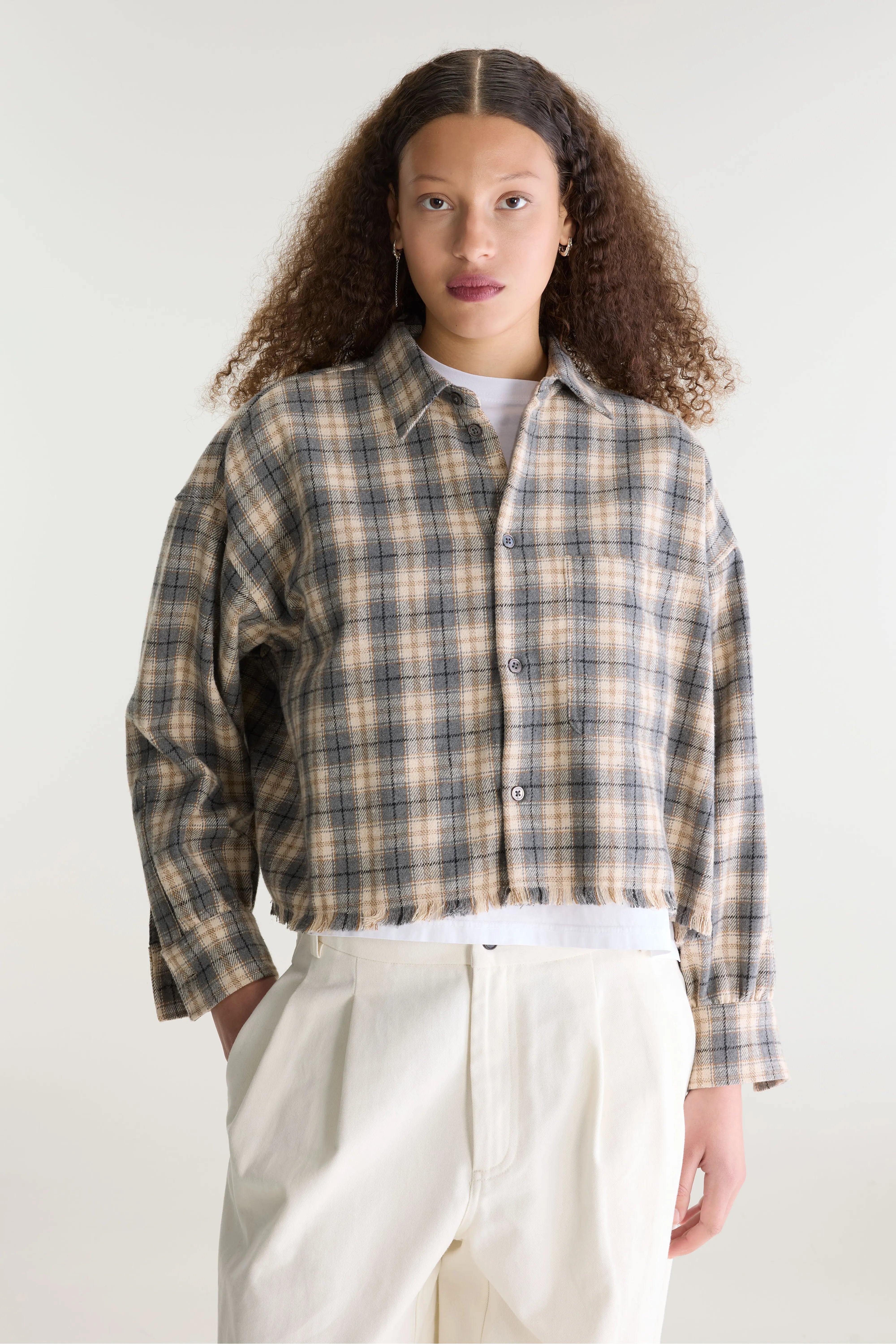 Jonnie cropped geruit hemd (262 / W / CHECK A)