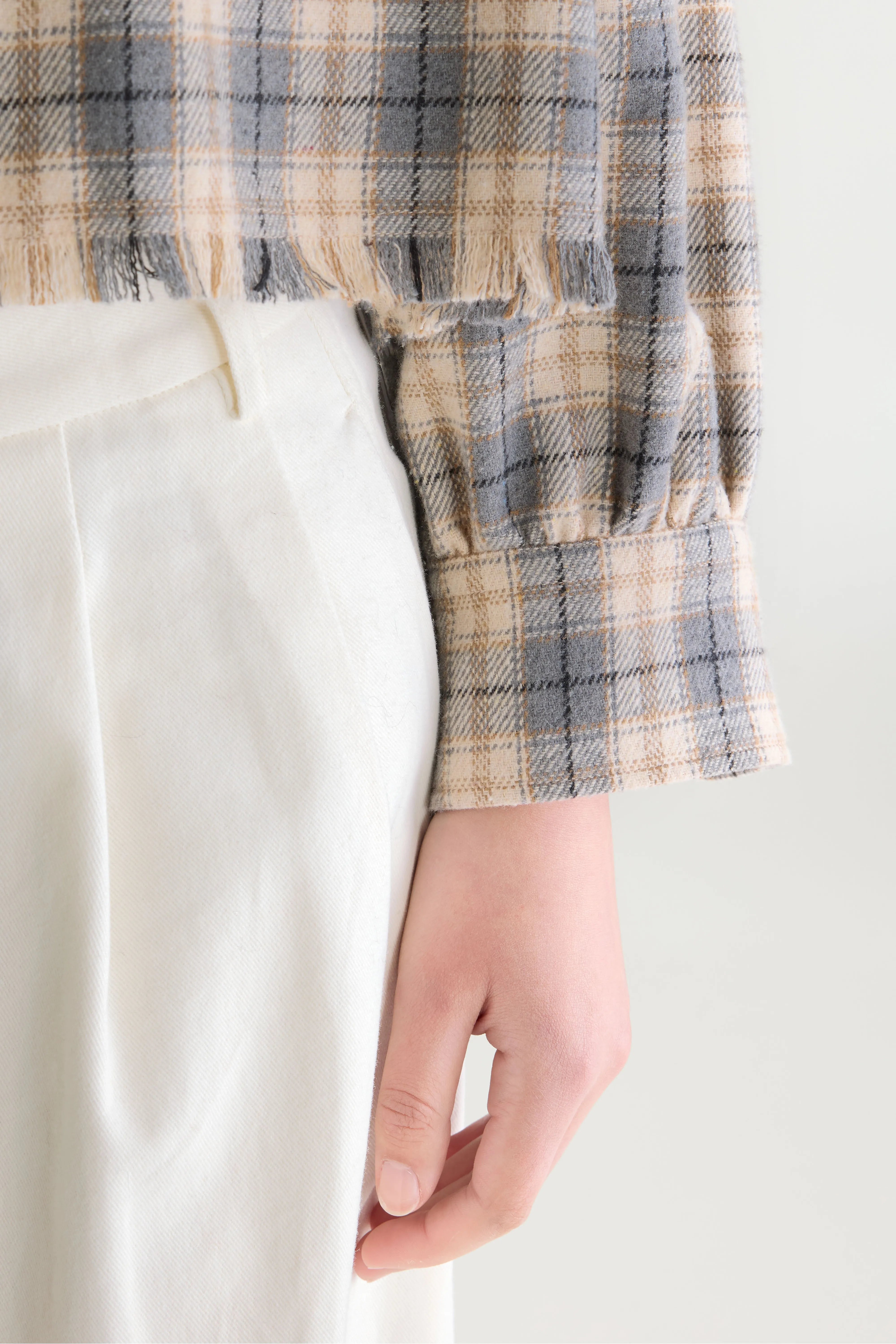 Jonnie cropped geruit hemd (262 / W / CHECK A)