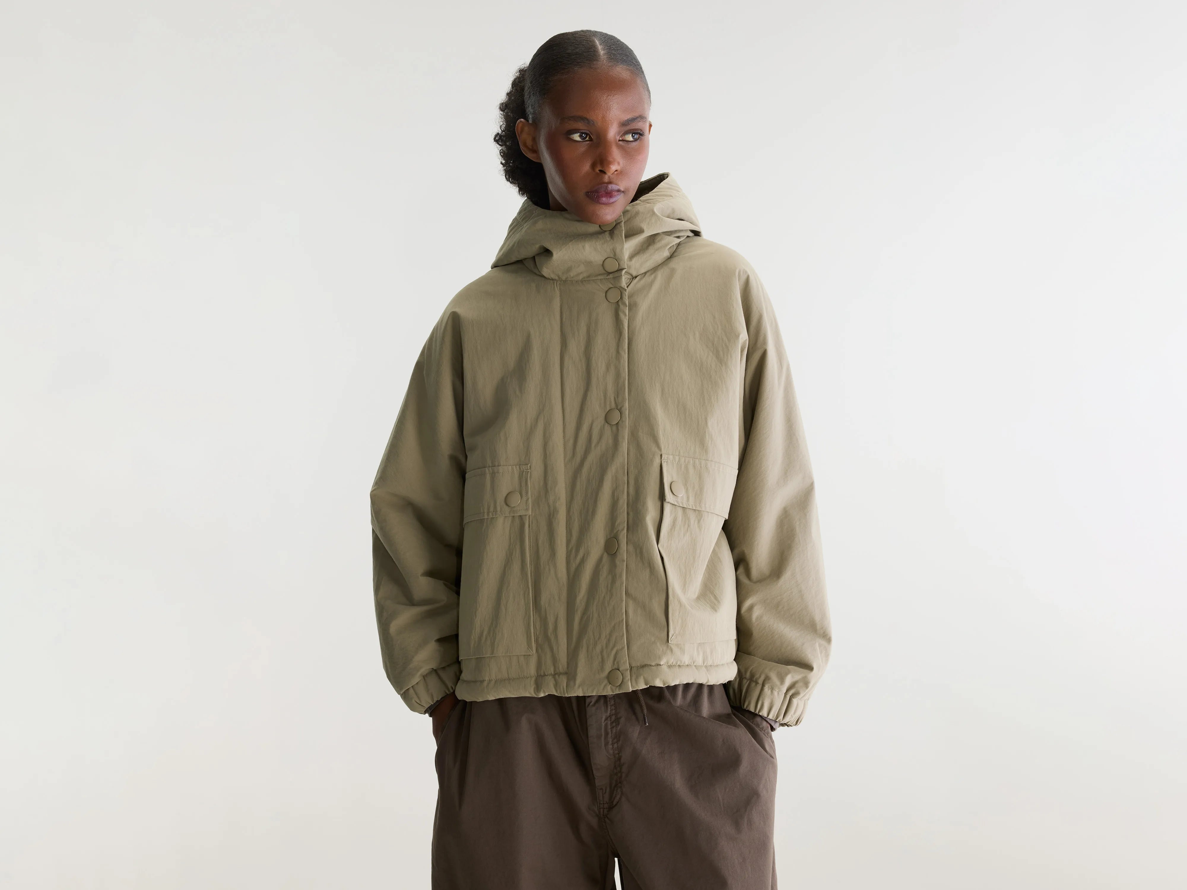 Jenna hooded jacket (262 / W / SHADOW)