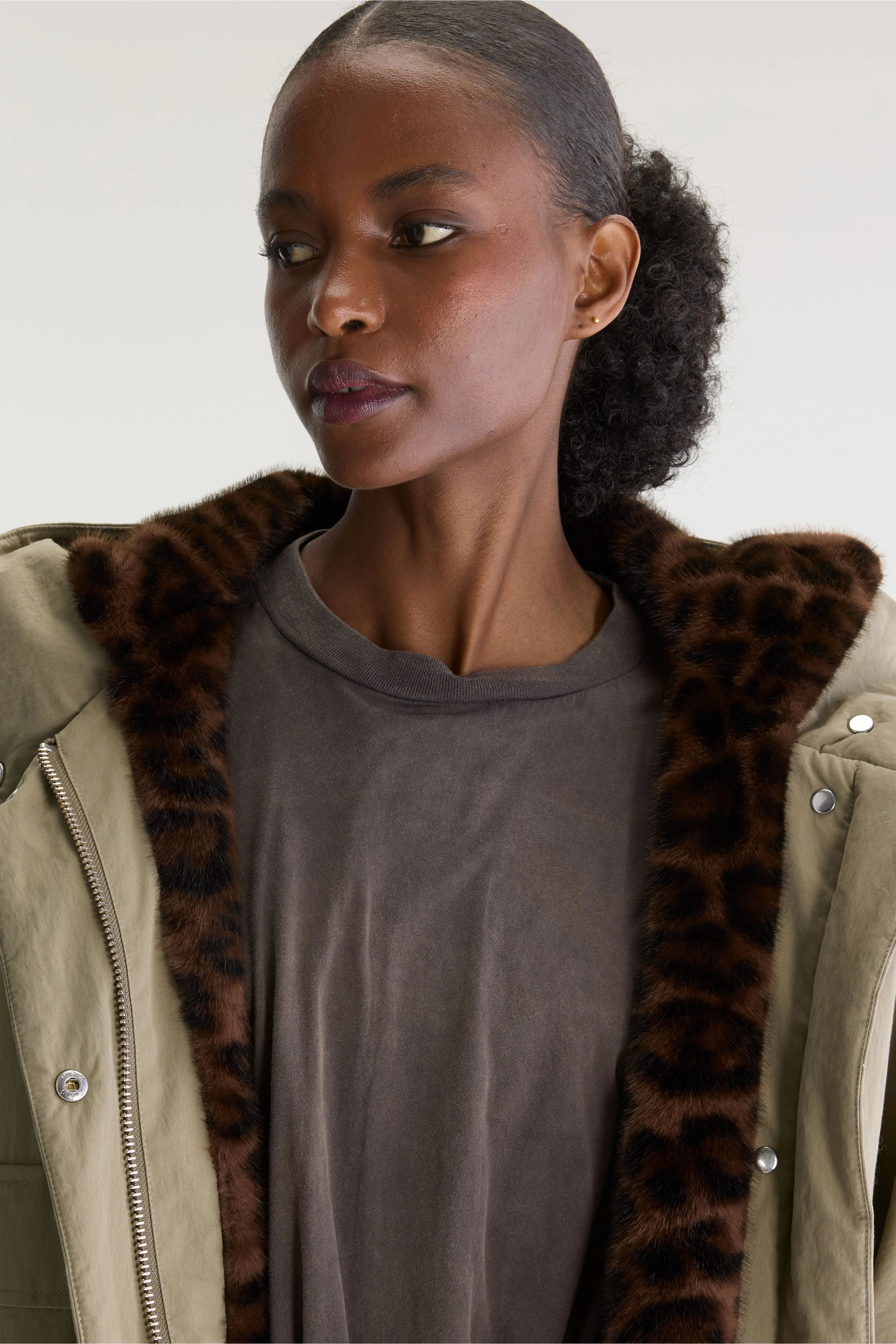 Jenna hooded jacket (262 / W / SHADOW)