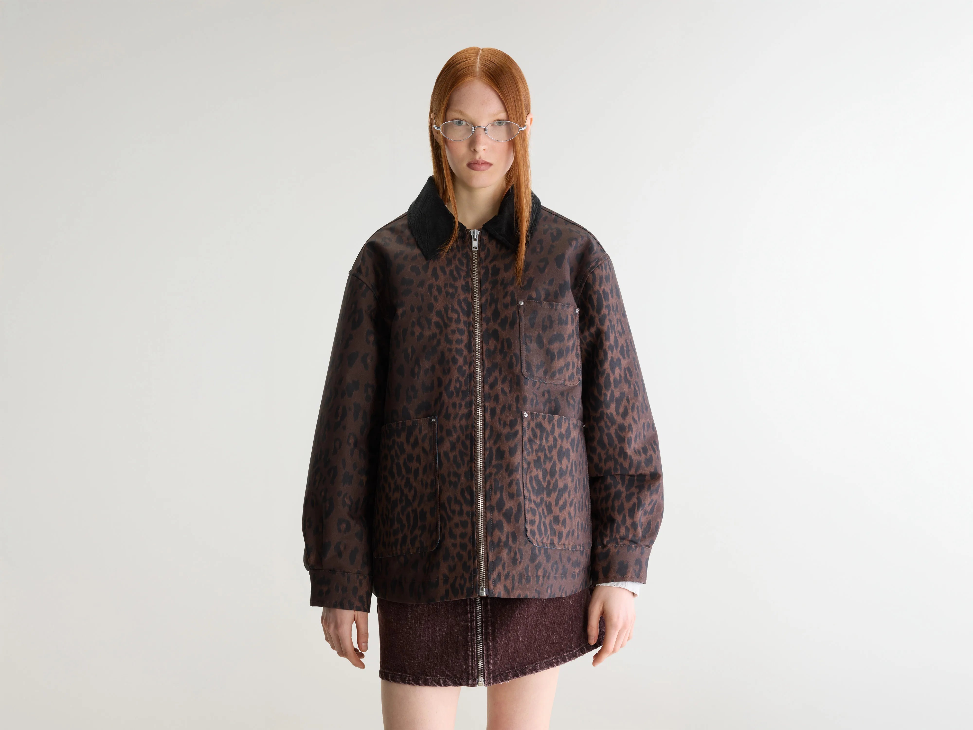 Jaimee jas met luipaardprint (262 / W / DISPLAY A)