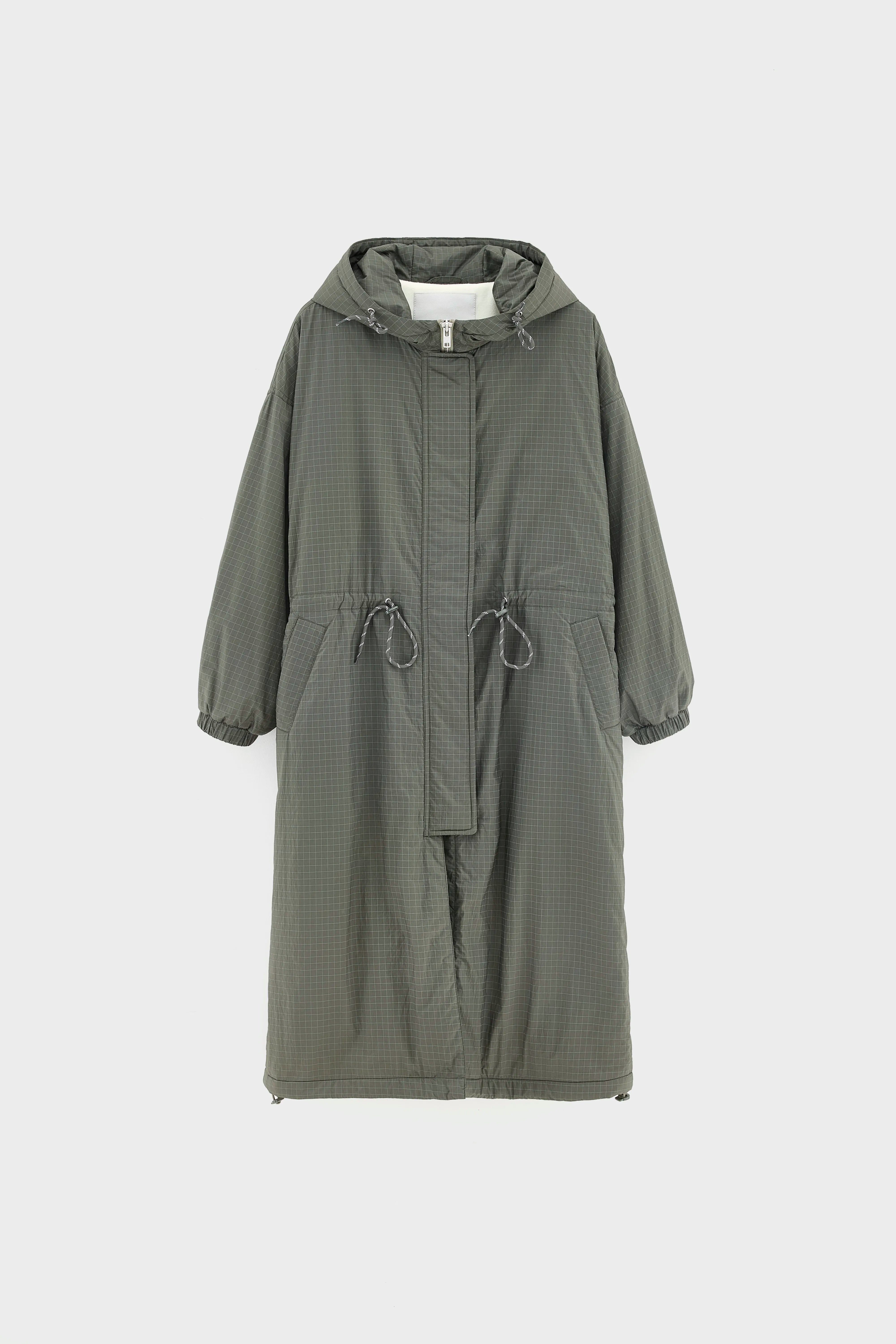 Manteau à capuche Heleny (262 / W / METAL GREEN)