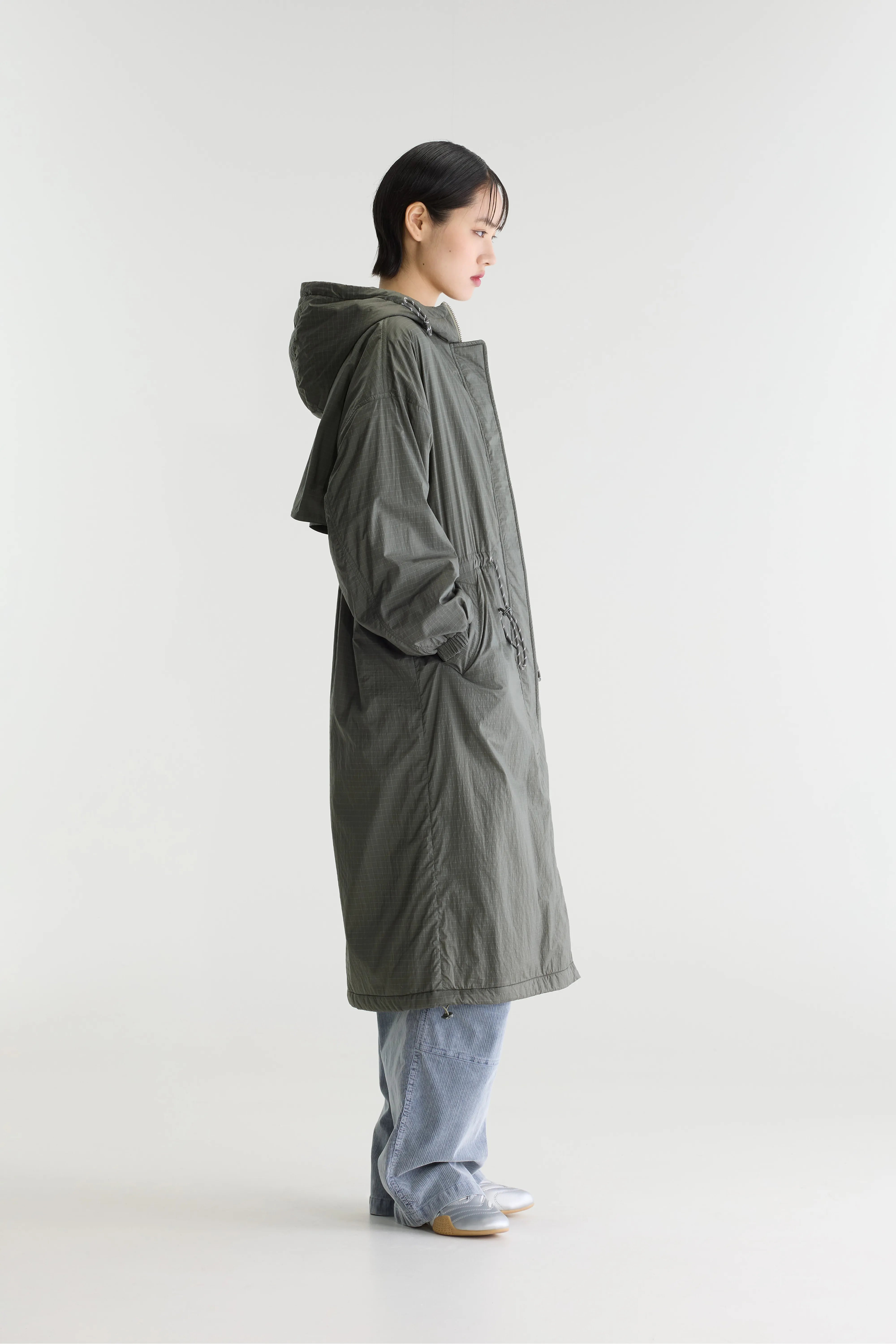 Manteau à capuche Heleny (262 / W / METAL GREEN)