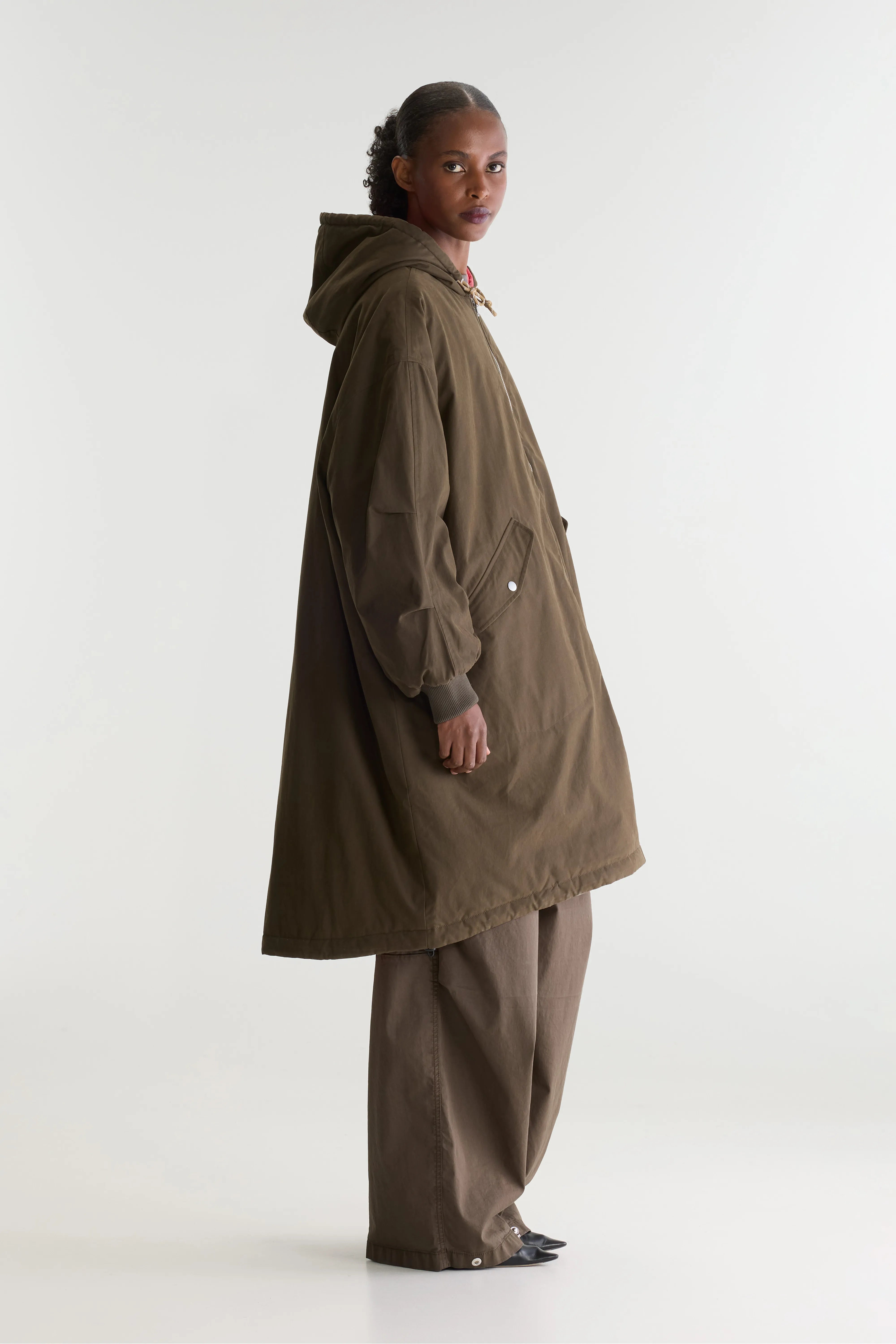 Manteau à capuche Honor (262 / W / EBONY)